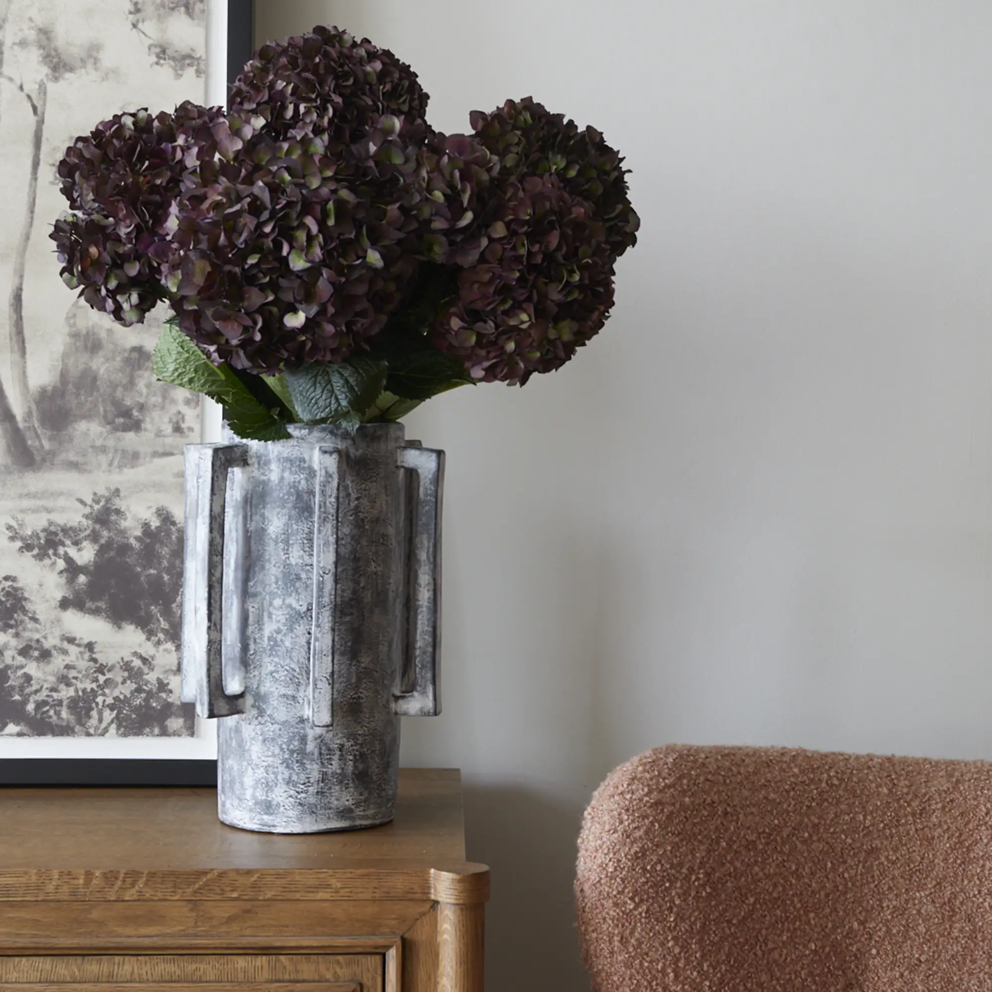 Normandie and Bretagne Vase Collection - (Dark Grey) - Image 3