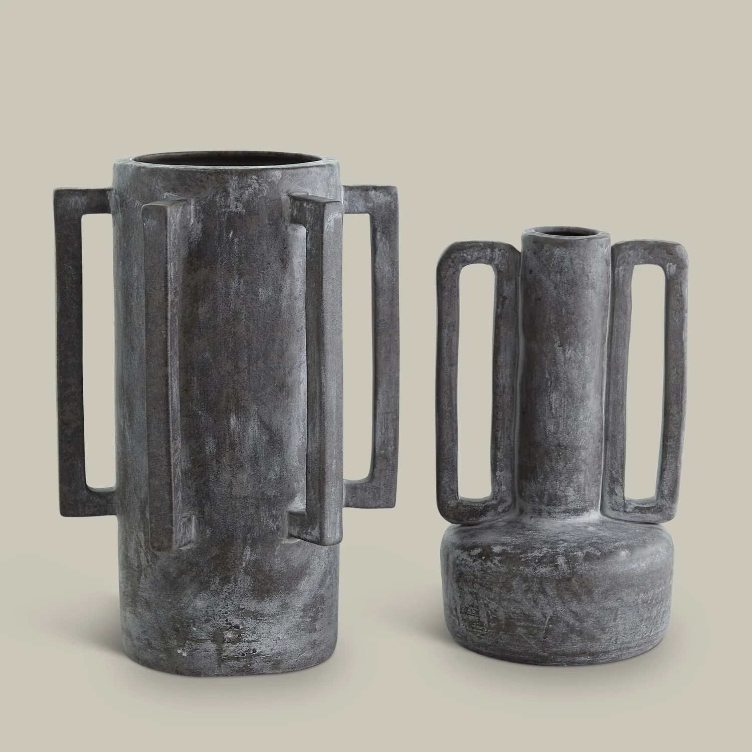 Normandie and Bretagne Vase Collection - (Dark Grey) - Image 4