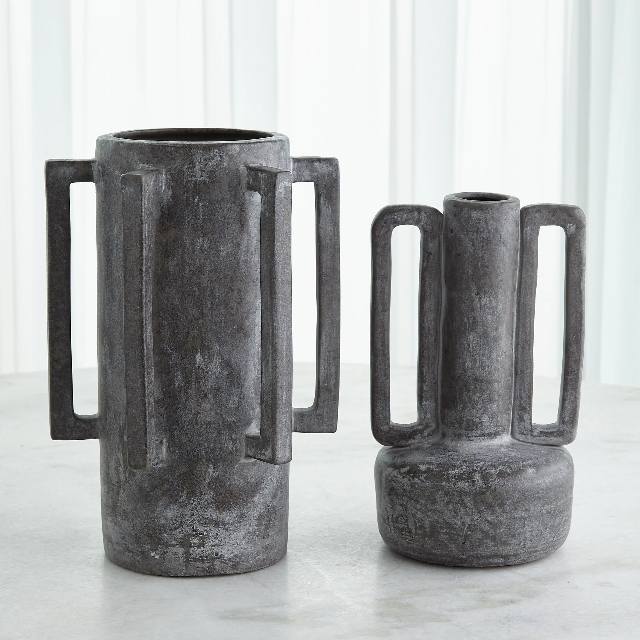 Normandie and Bretagne Vase Collection - (Dark Grey) - Image 5
