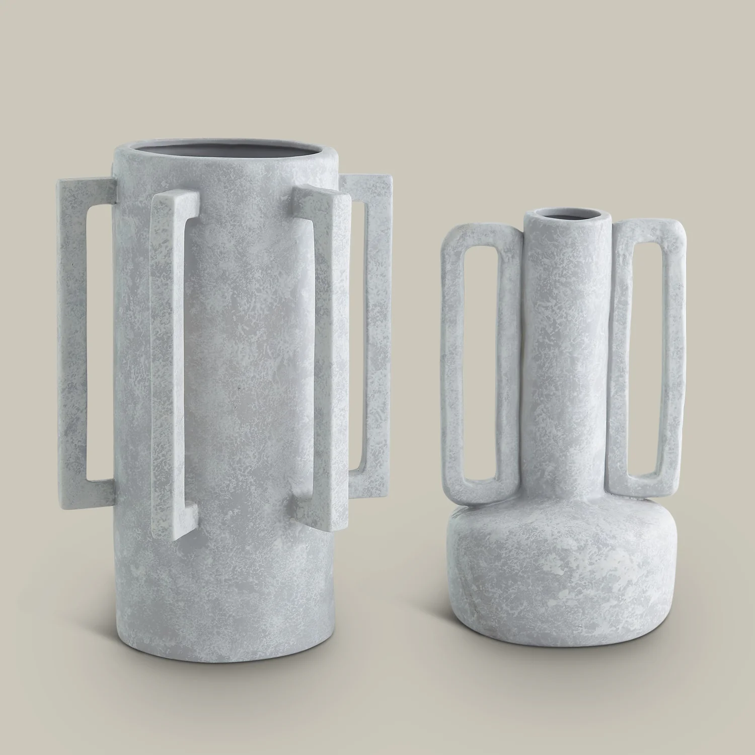 Normandie and Bretagne Vase Collection - (Light Grey) - Image 4
