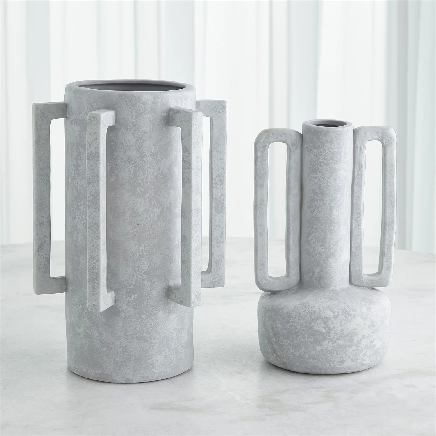 Normandie and Bretagne Vase Collection - (Light Grey) - Image 5