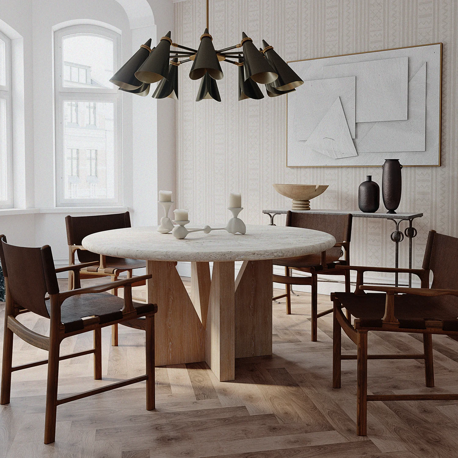 Nunez Modern Candelabra - Image 4