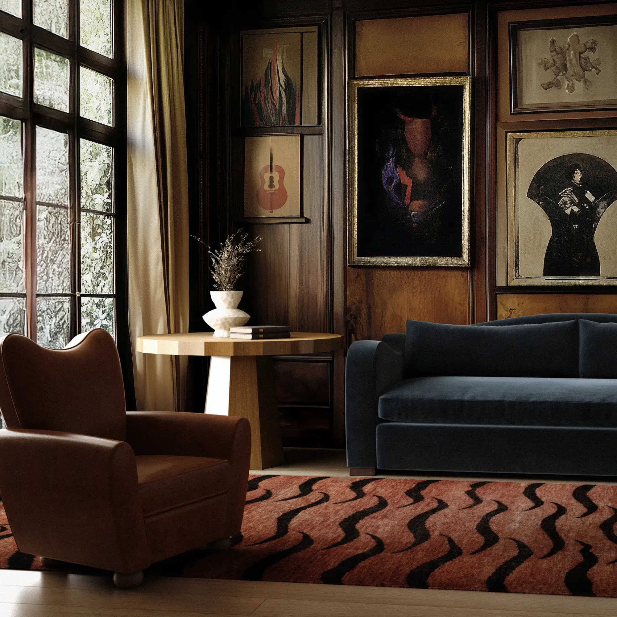 Ondara Fluted Dining or Foyer Table - Image 4