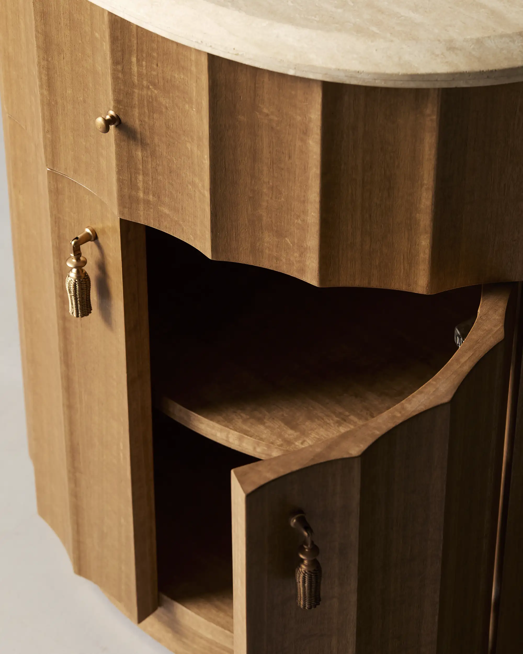 Ondara Fluted Nightstand - Image 8