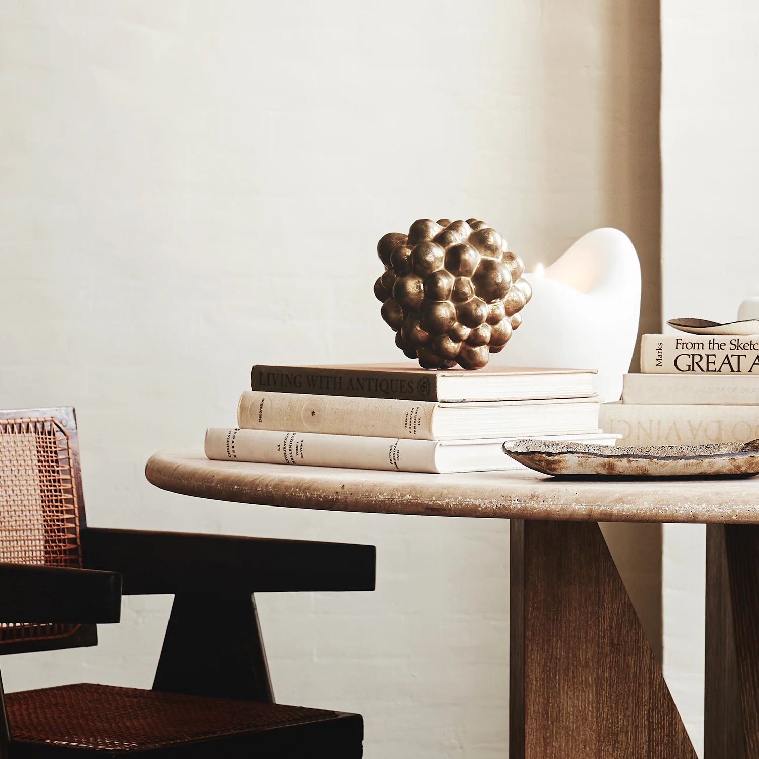 Organic Bubble Vases (Antique Gold) - Image 4