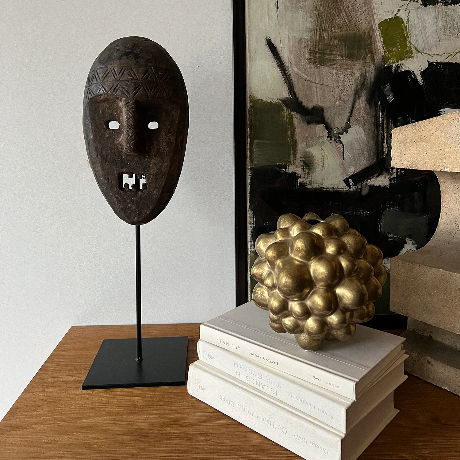 Organic Bubble Vases (Antique Gold) - Image 5