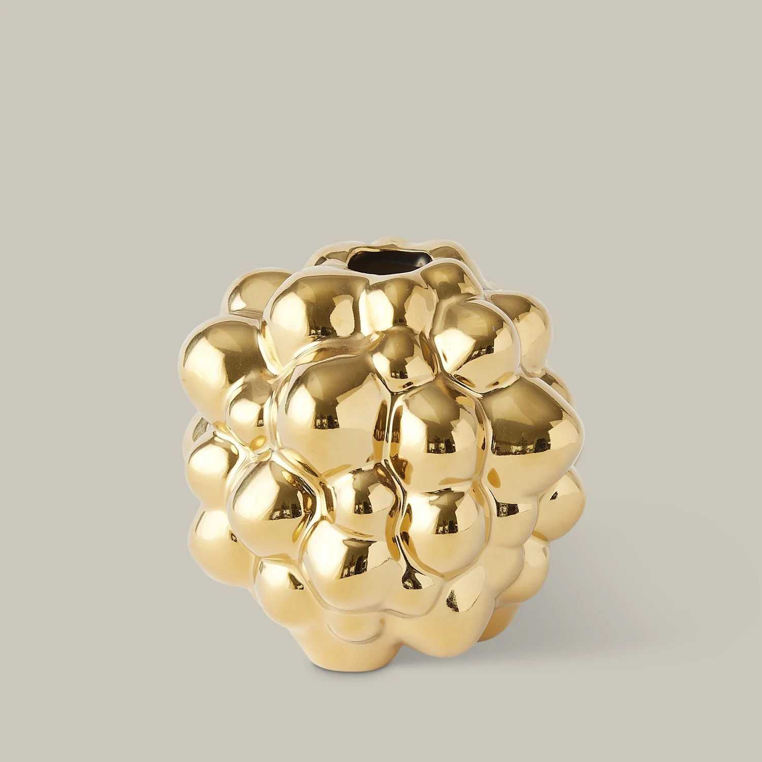 Organic Bubble Vases (Bright Gold) - Image 5