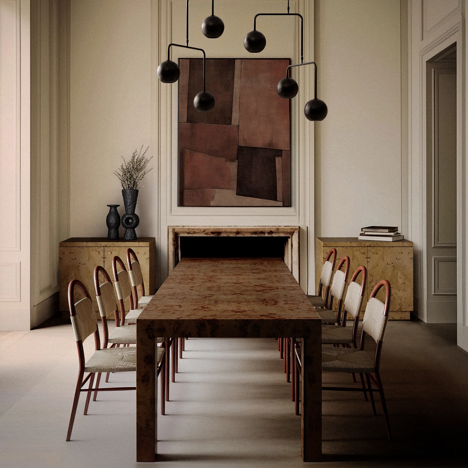 Pernelle Dining Side Chair (Walnut) - Image 4