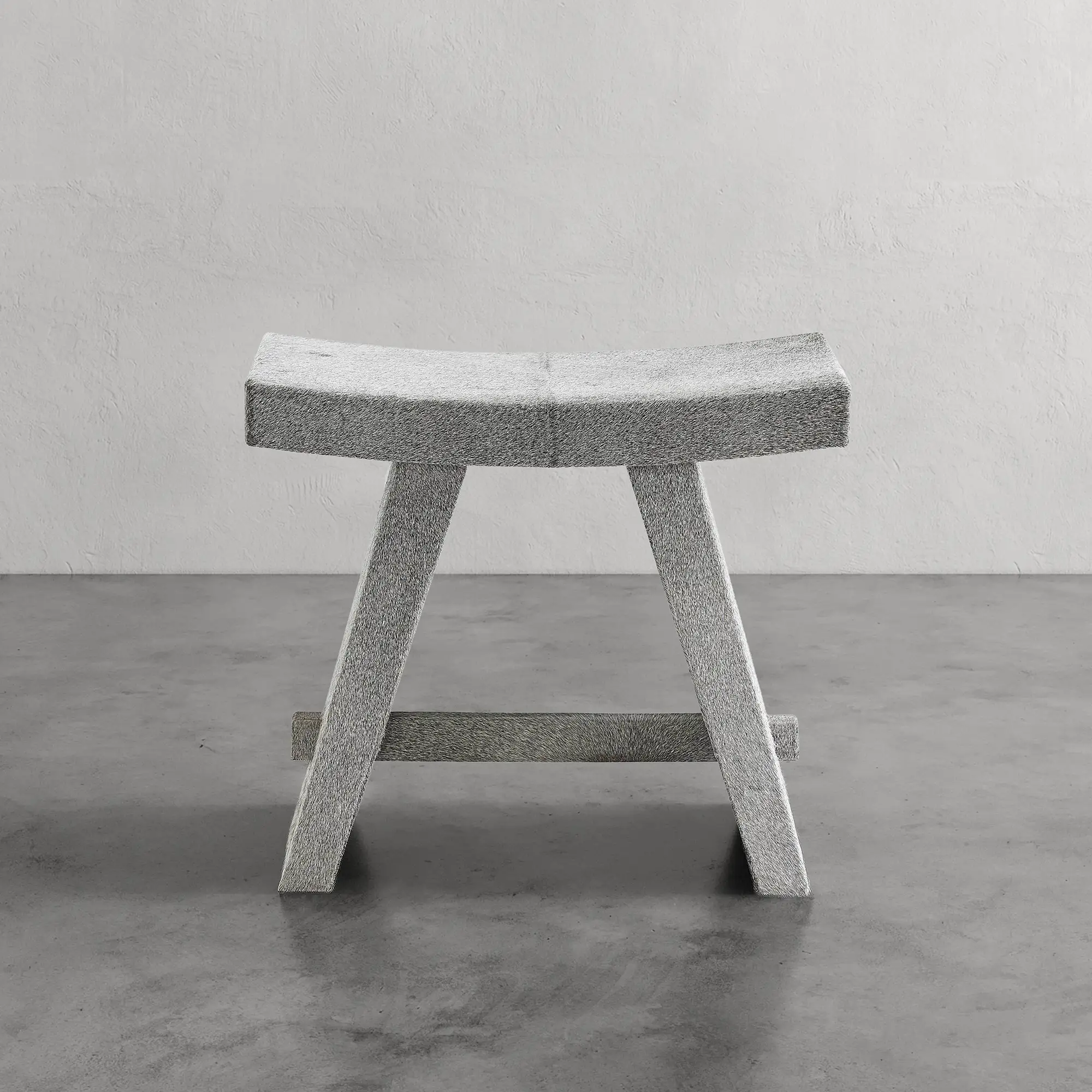 Pierre Hair-on-Hide Stool - Image 3