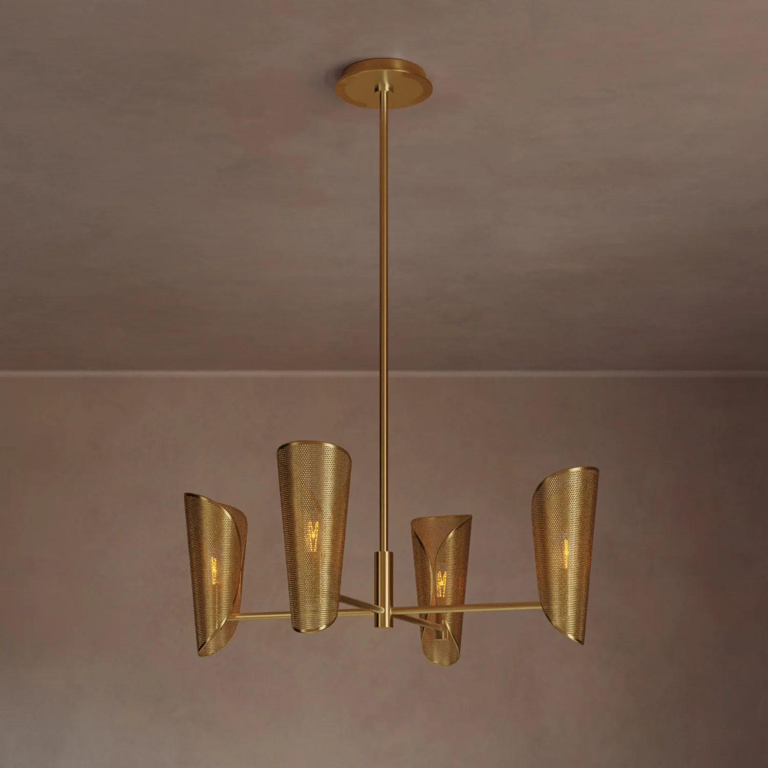Plivot 4 Light Medium Chandelier - Image 3
