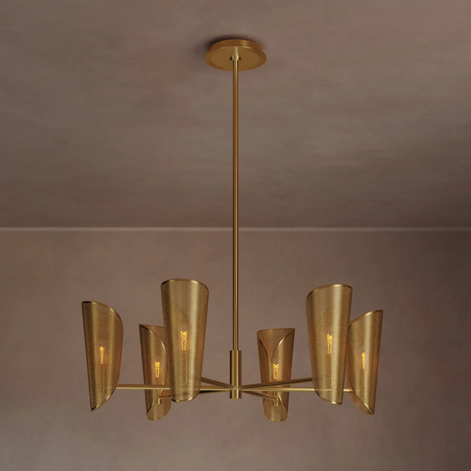 Plivot 6 Light Large Chandelier - Image 3