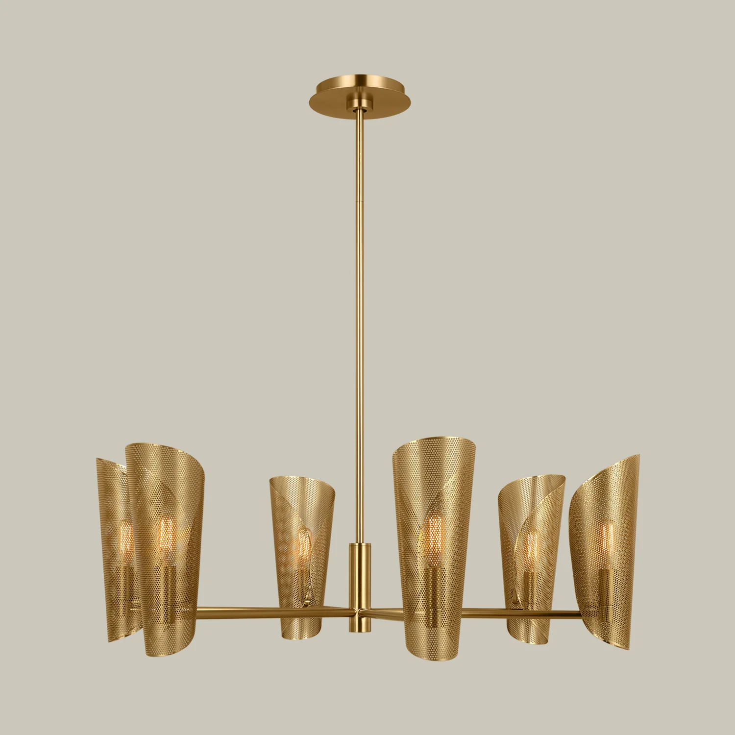 Plivot 6 Light Large Chandelier - Image 5