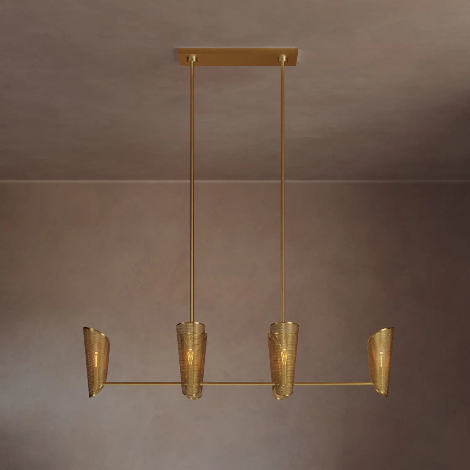 Plivot 6 Light Linear Chandelier - Image 3
