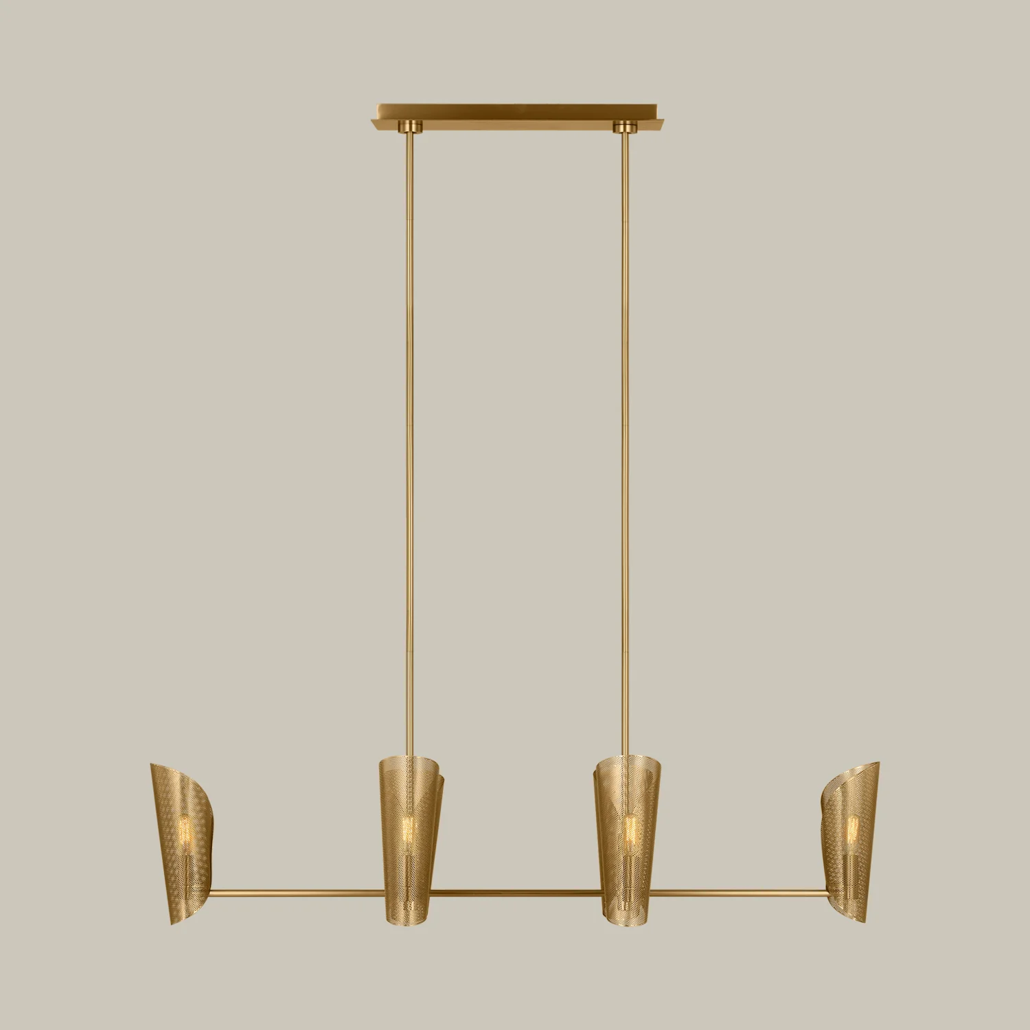 Plivot 6 Light Linear Chandelier - Image 6