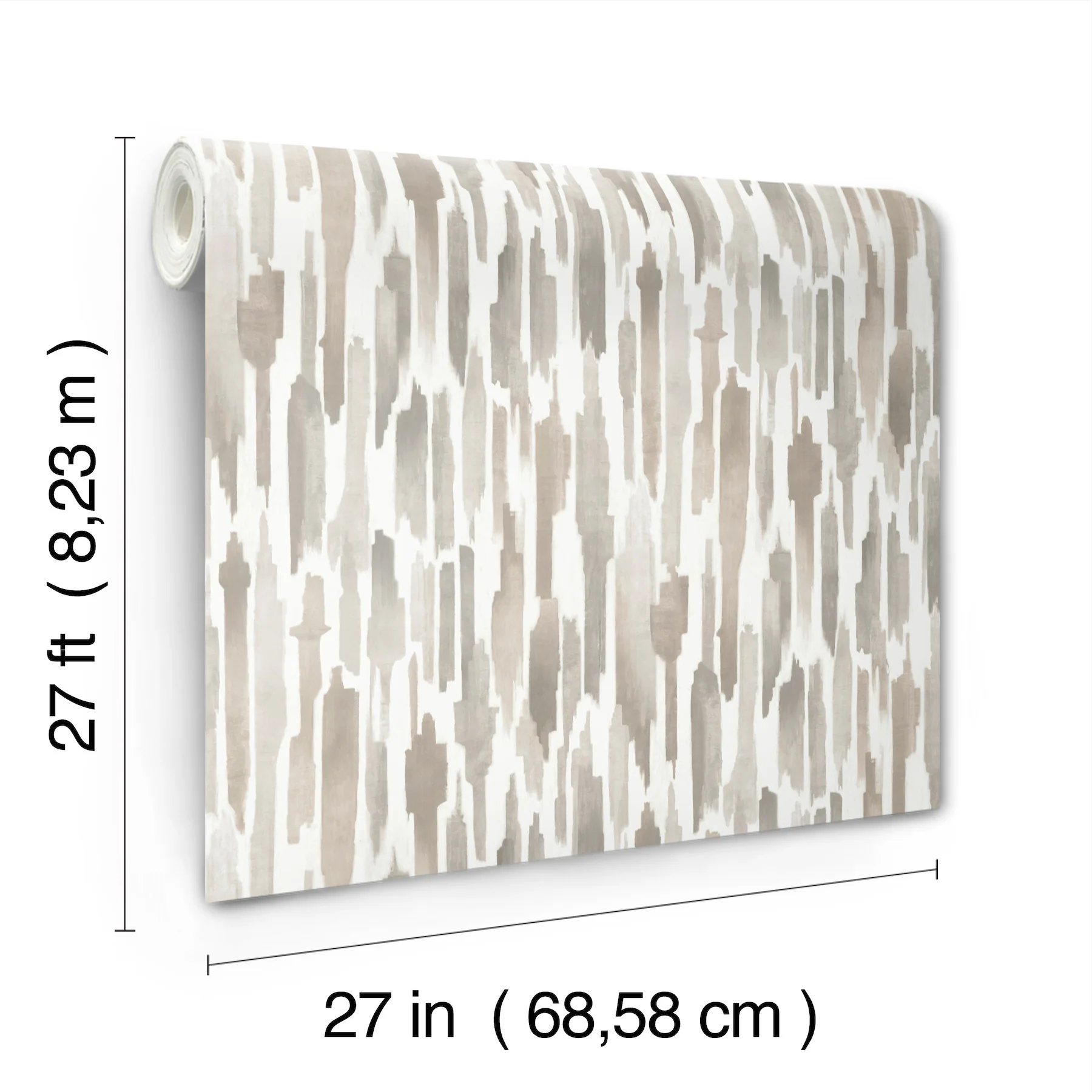 Pluie Light Neutral Wallpaper - Image 4