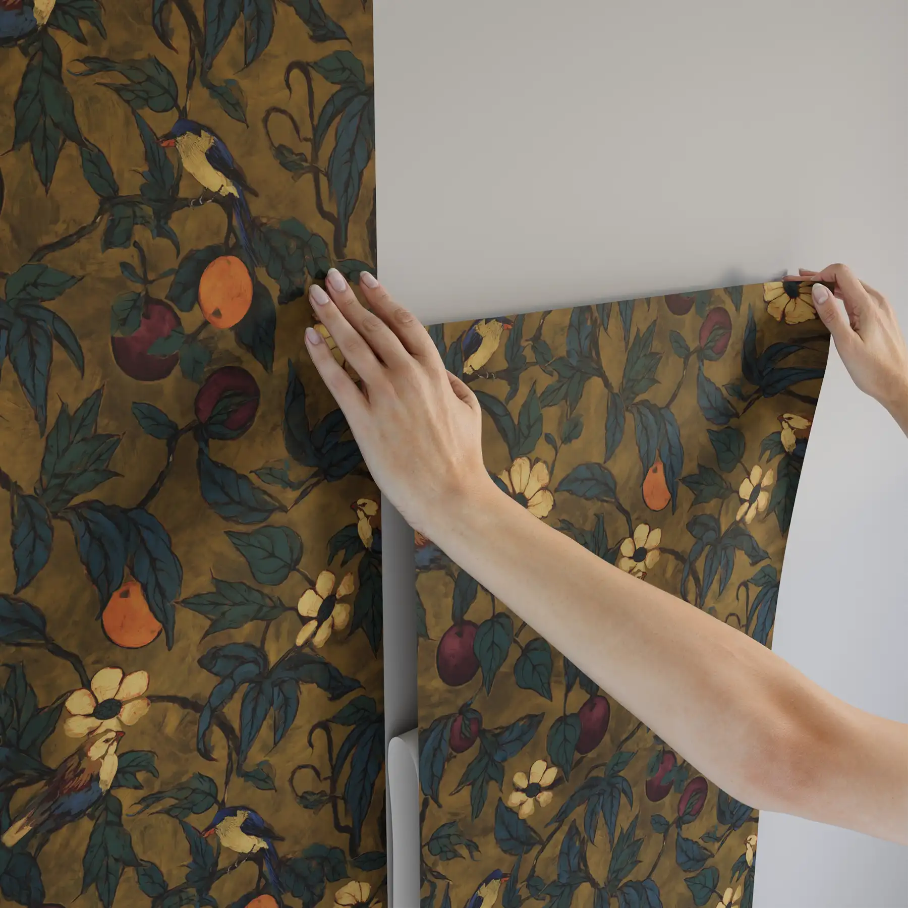 Plum Garden Wallpaper - Image 3