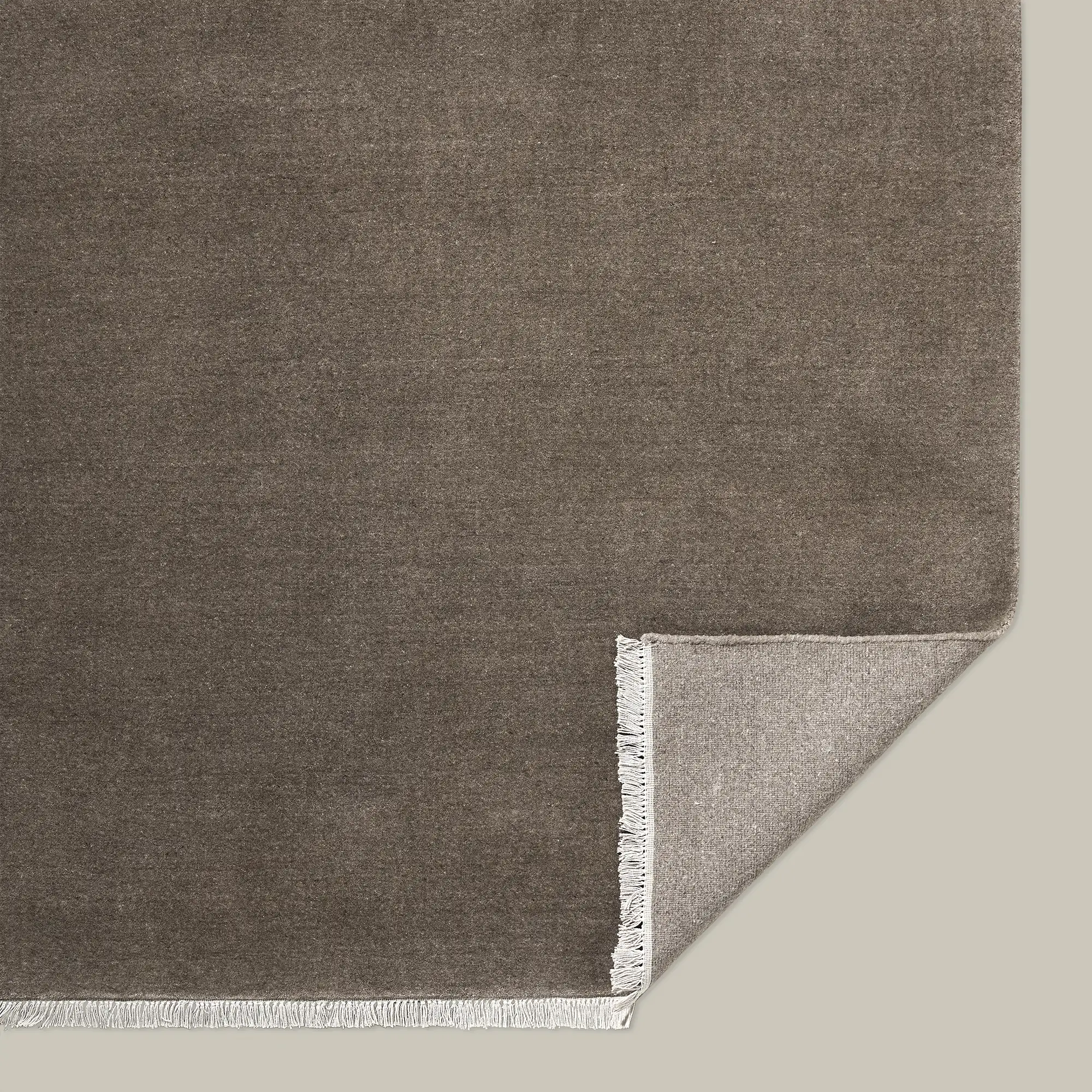 Plume Handmade Wool Rug (Taupe) - Image 3