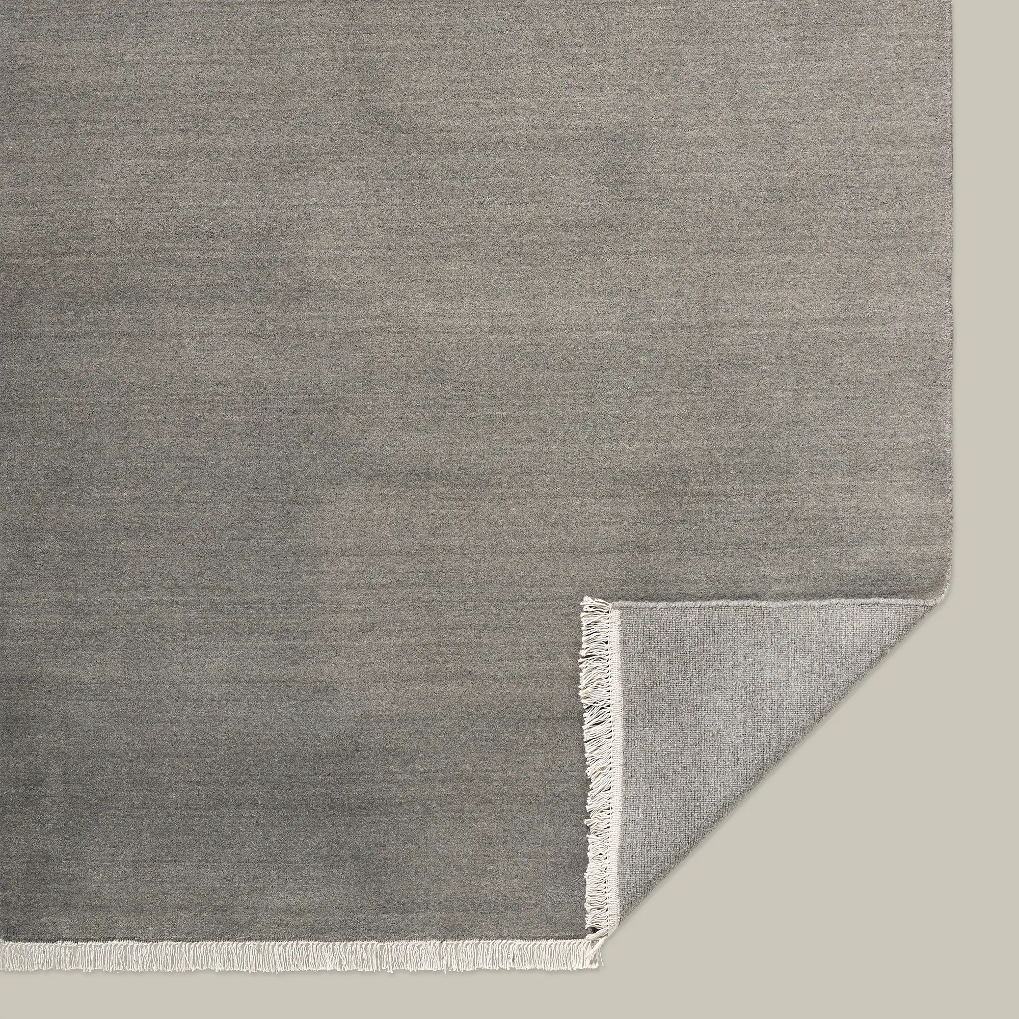 Plume Handmade Wool Rug (Grey) - Image 3