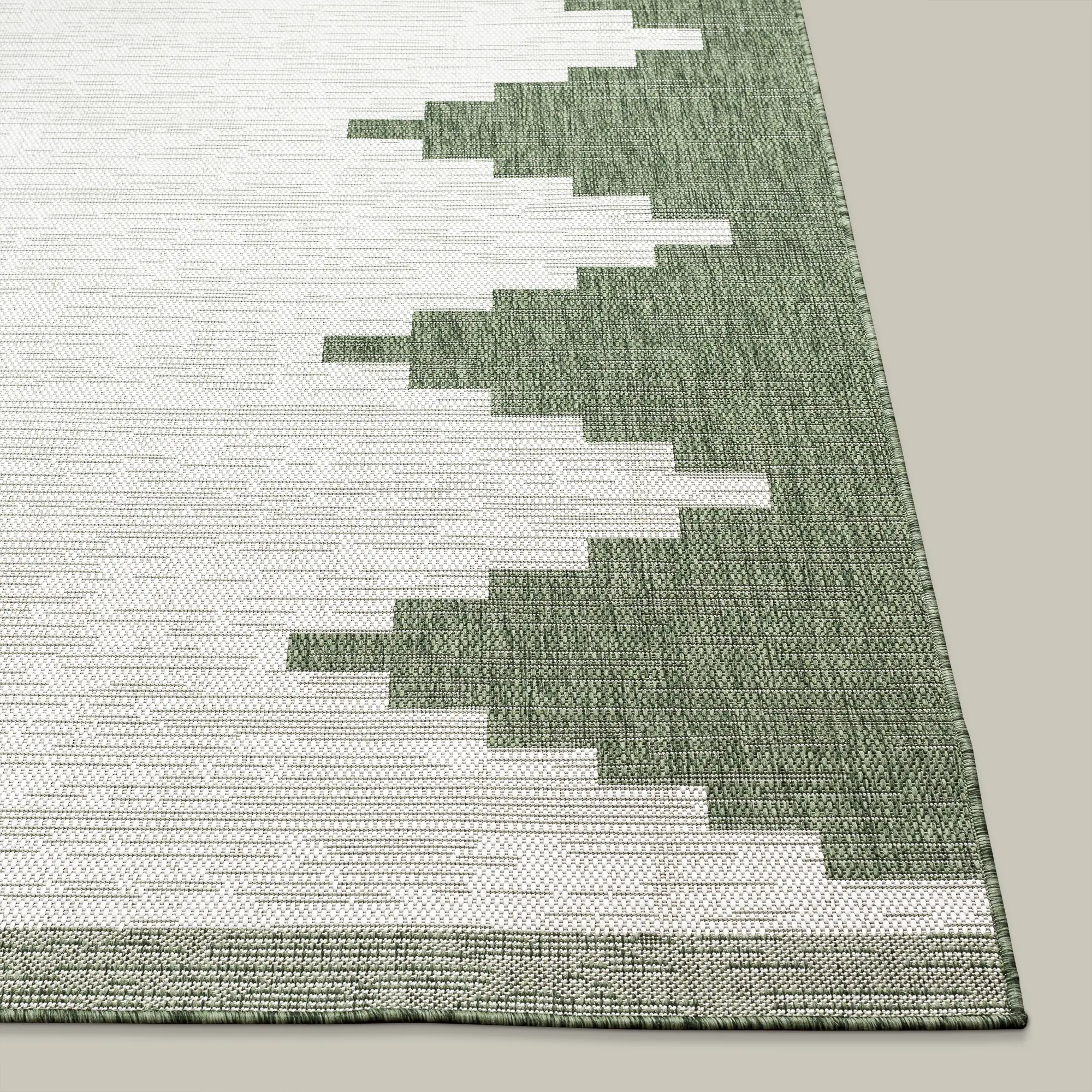 Cottier Outdoor Rug - Green - Image 2