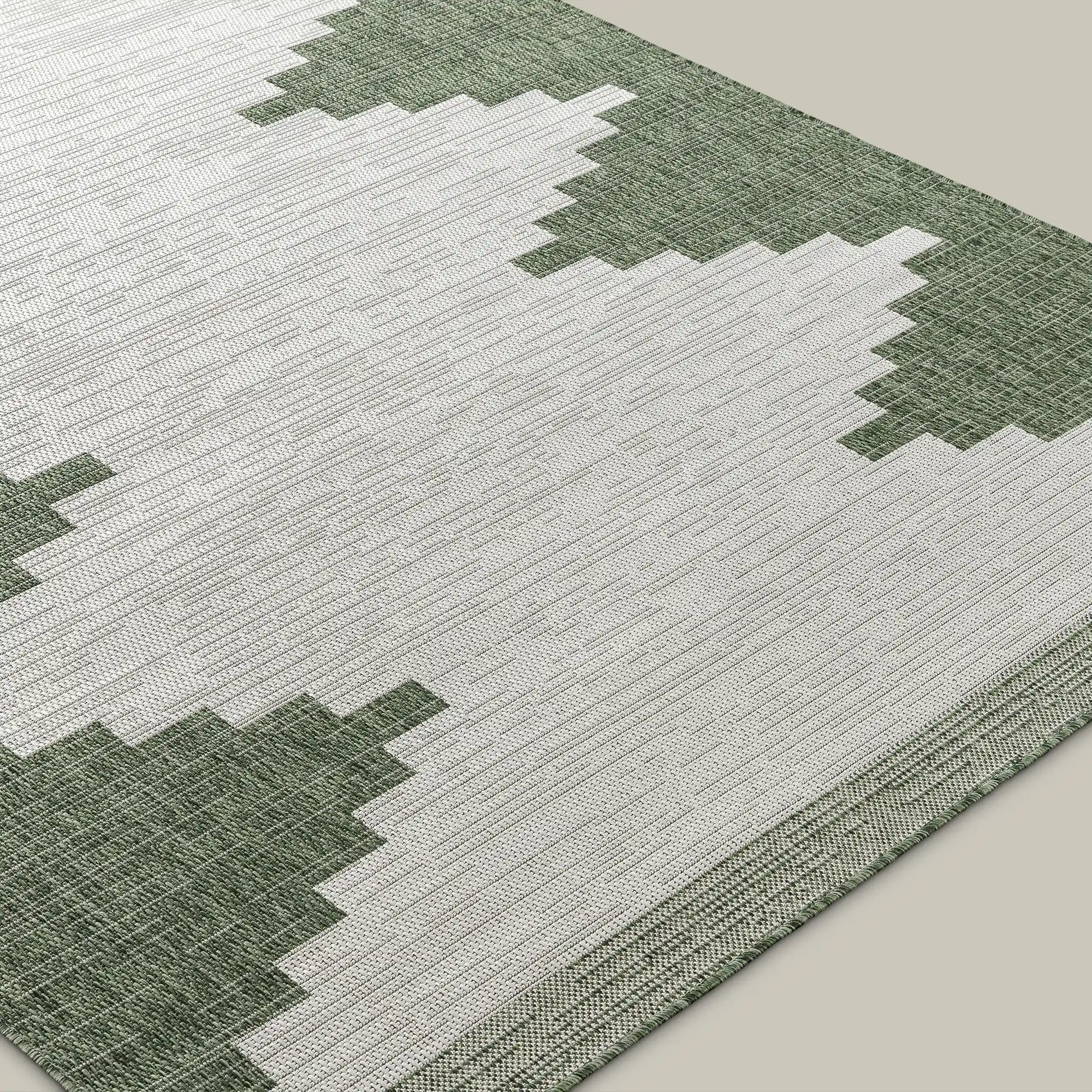 Cottier Outdoor Rug - Green - Image 5