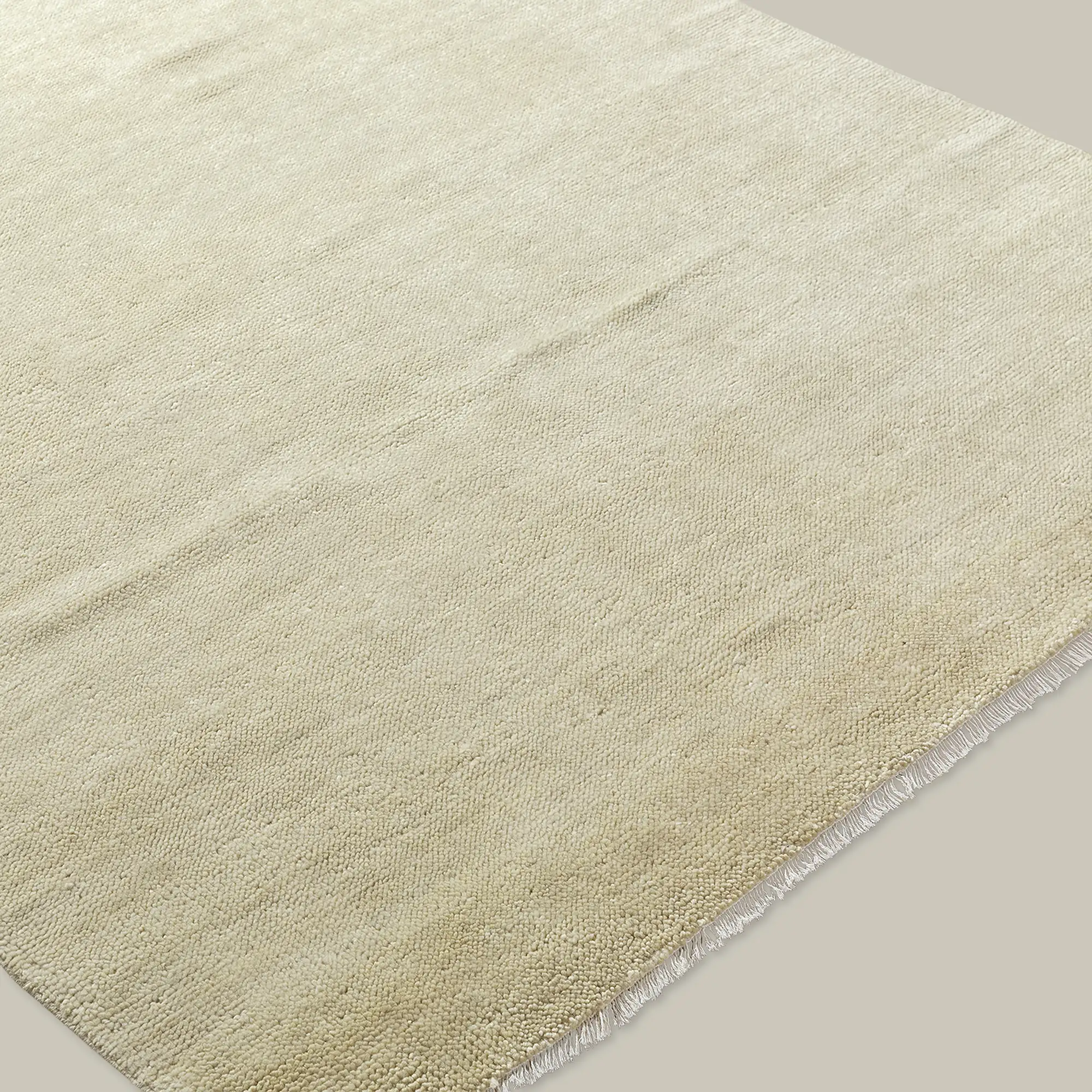 Rochefort Handmade Wool Rug (Cream) - Image 4