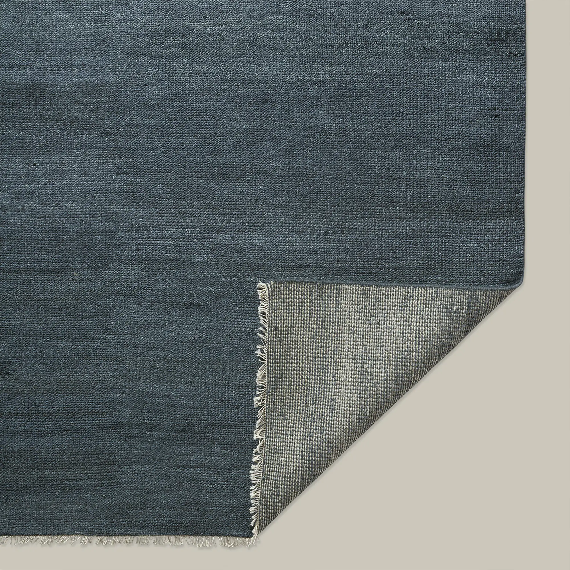 Rochefort Handmade Wool Rug (Indigo) - Image 3