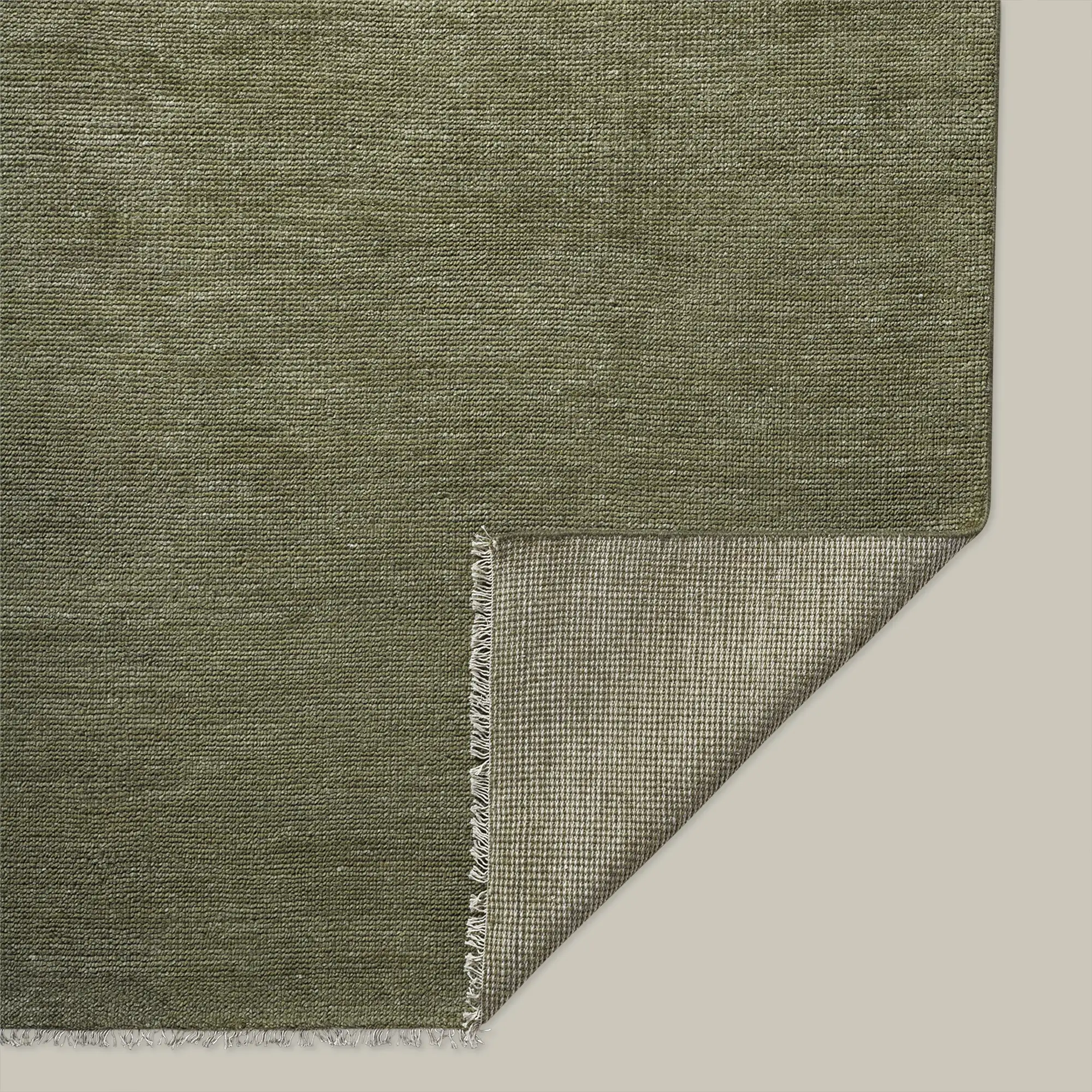 Rochefort Handmade Wool Rug (Olive) - Image 3
