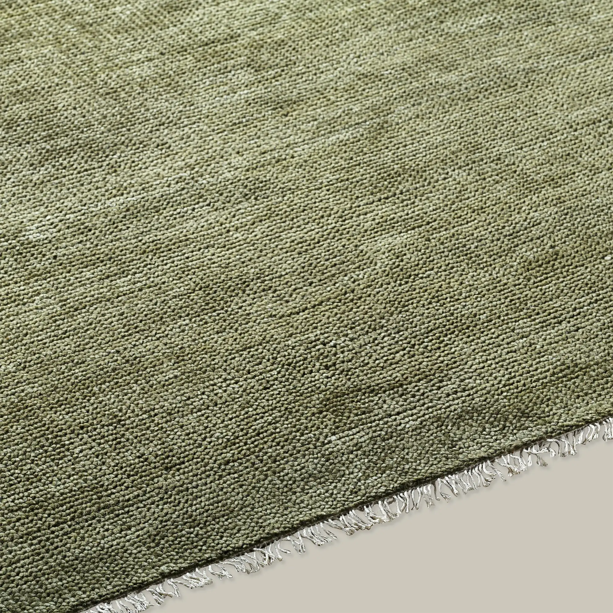 Rochefort Handmade Wool Rug (Olive) - Image 4