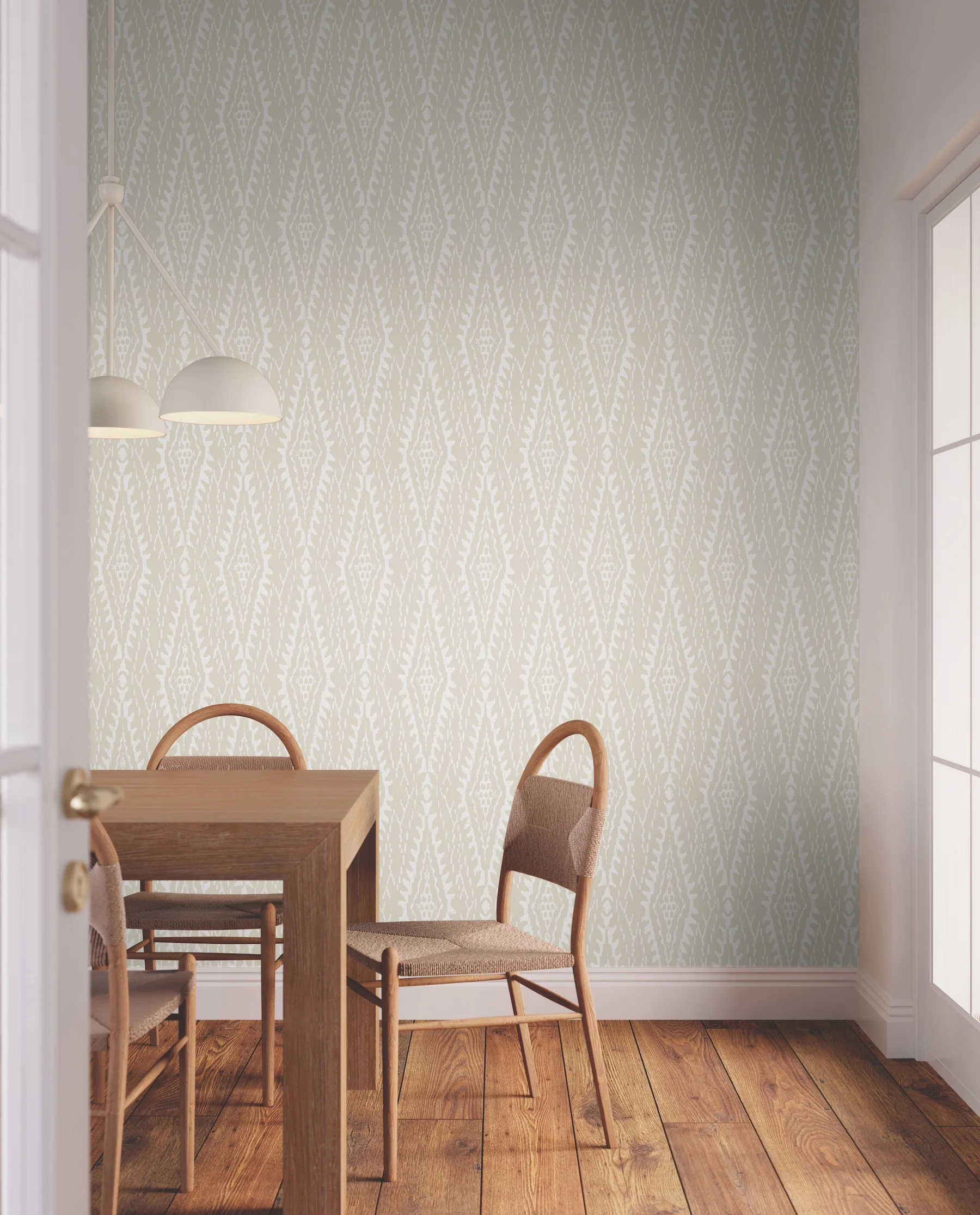 Rousseau Linen Paperweave Wallpaper - Image 2