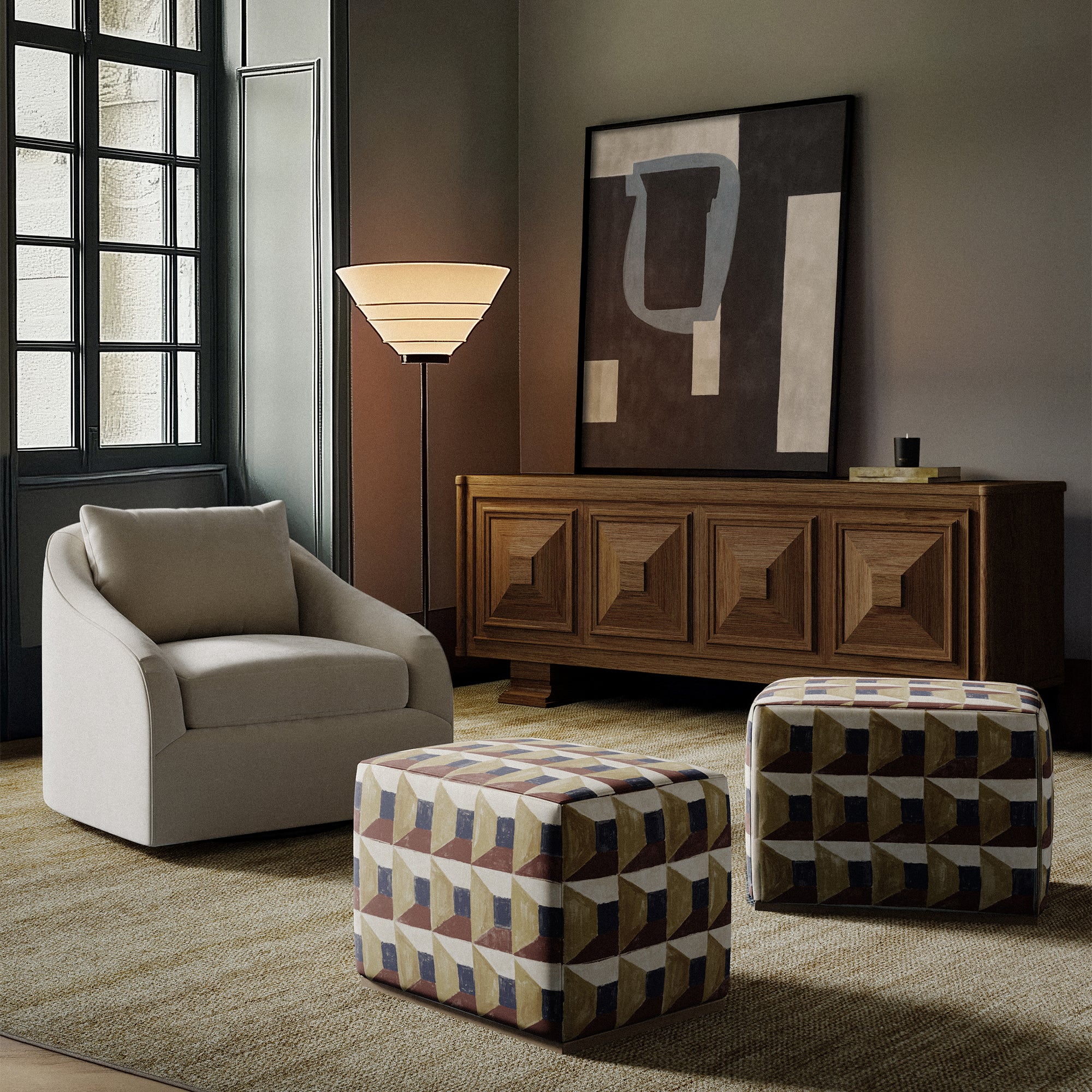 Rousseau Swivel Chair - Image 4