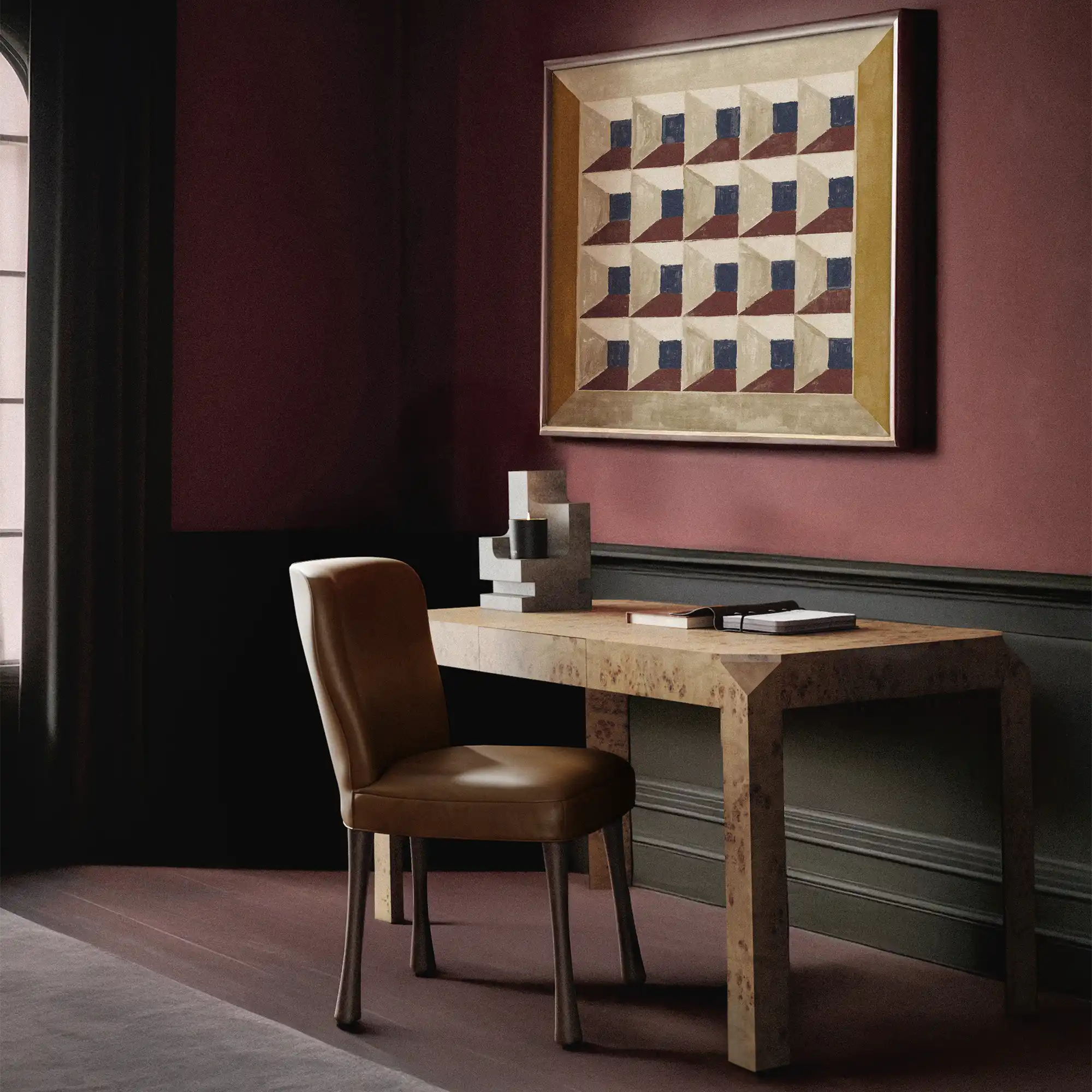 Rozette Leather Dining / Side Chair - Image 3