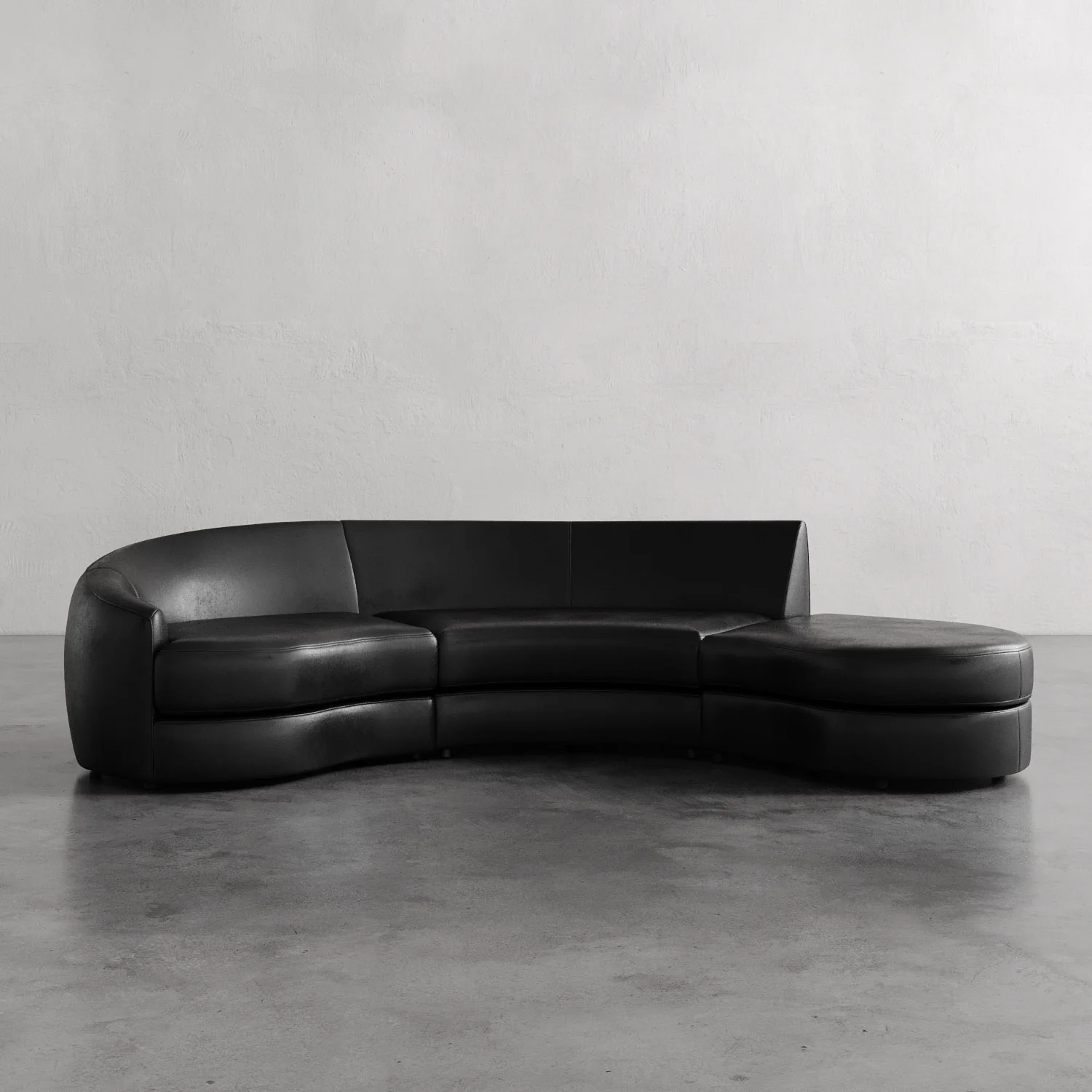 Rulmann Leather 3-Piece Left Sectional - Image 2