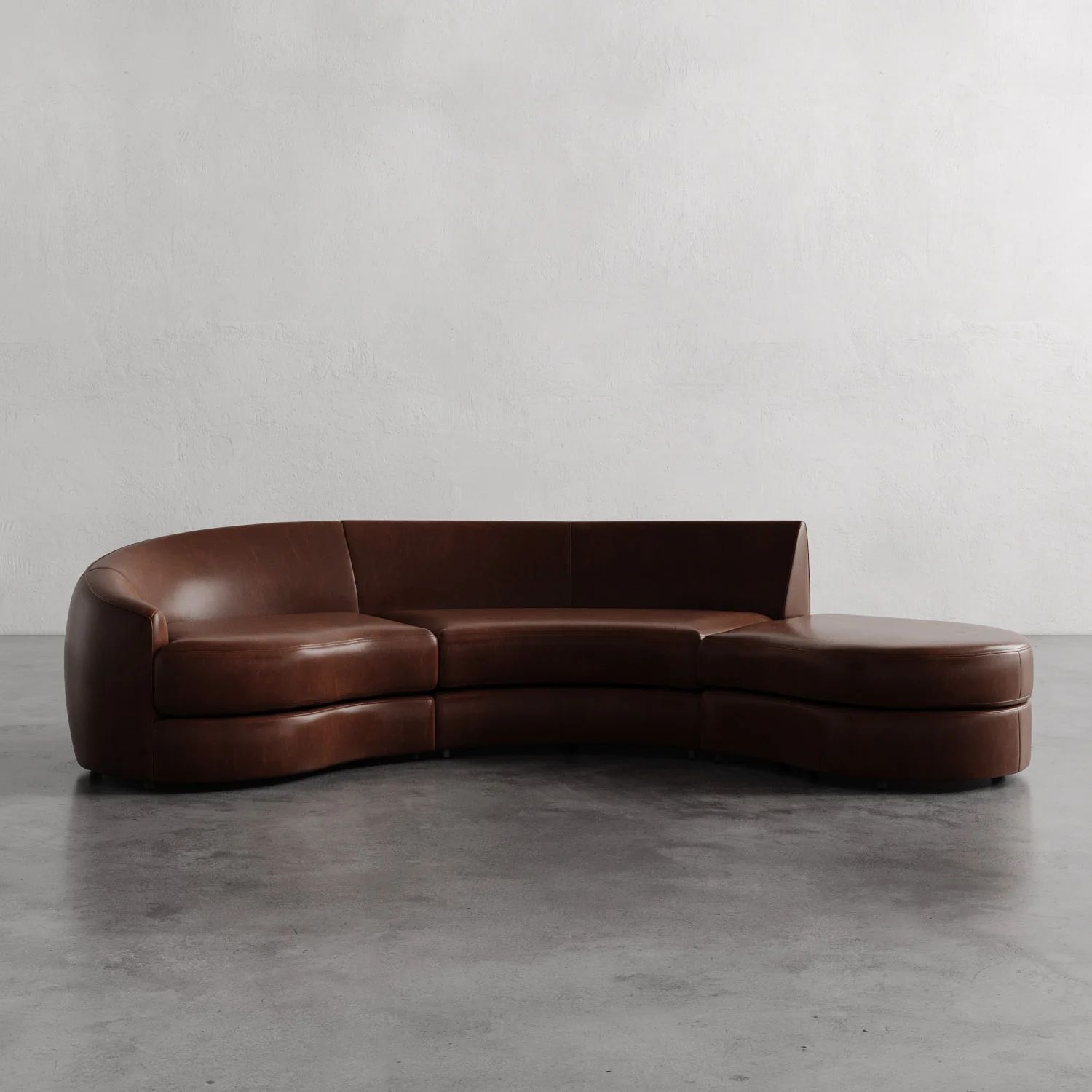 Rulmann Leather 3-Piece Left Sectional - Image 3