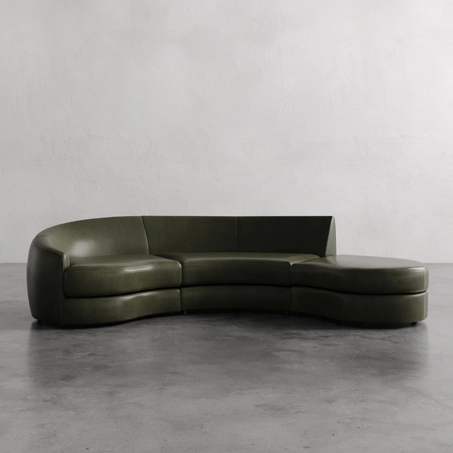 Rulmann Leather 3-Piece Left Sectional - Image 4