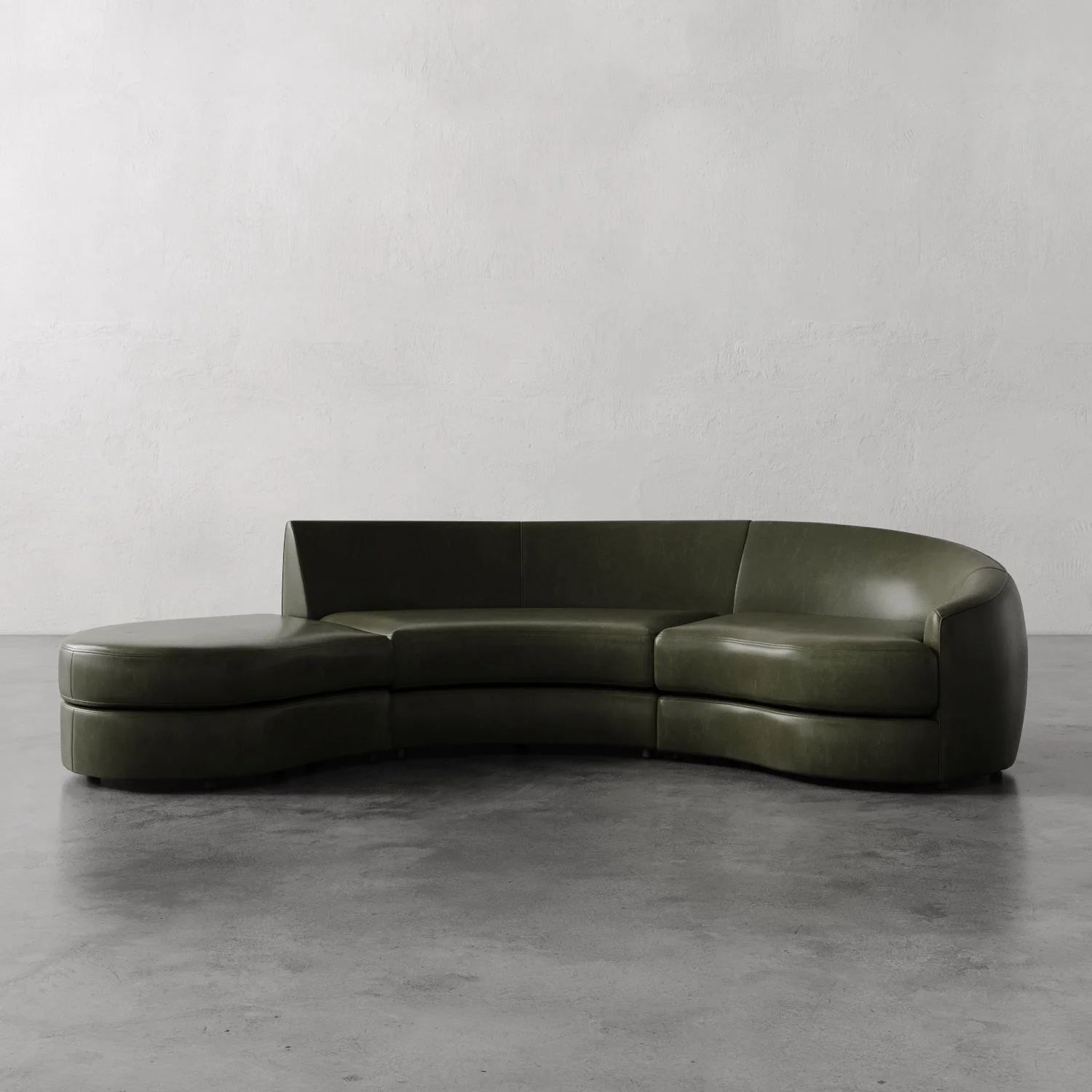 Rulmann Leather 3-Piece Right Sectional - Image 2