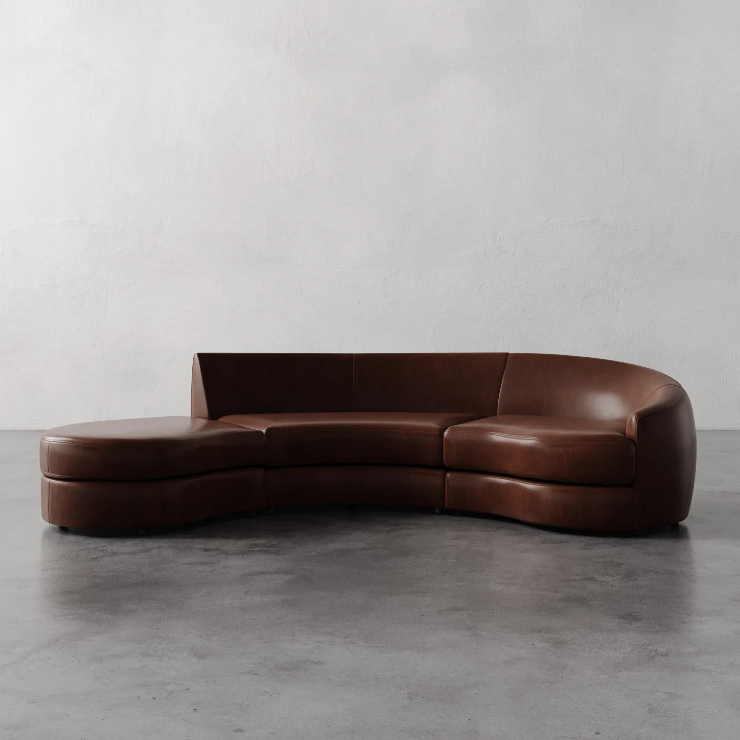 Rulmann Leather 3-Piece Right Sectional - Image 4