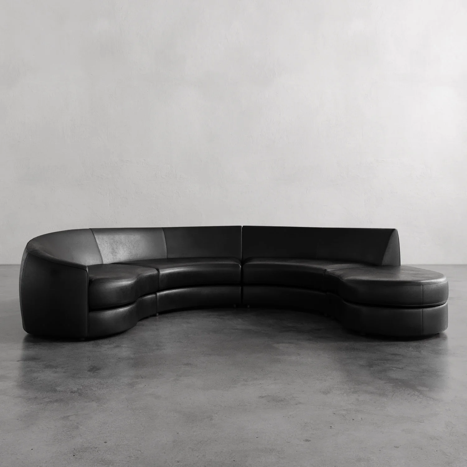 Rulmann Leather 4-Piece Left Sectional - Image 3