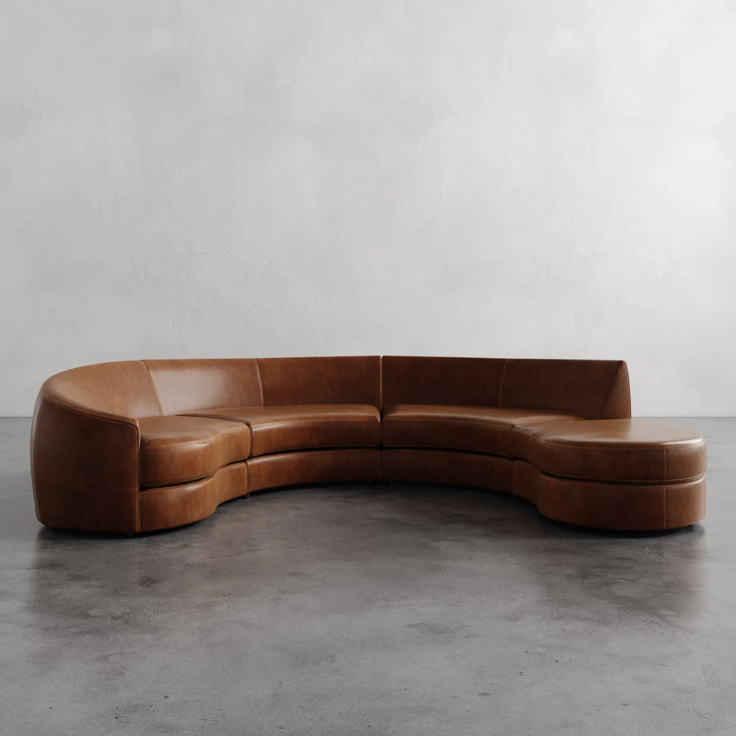 Rulmann Leather 4-Piece Left Sectional - Image 7
