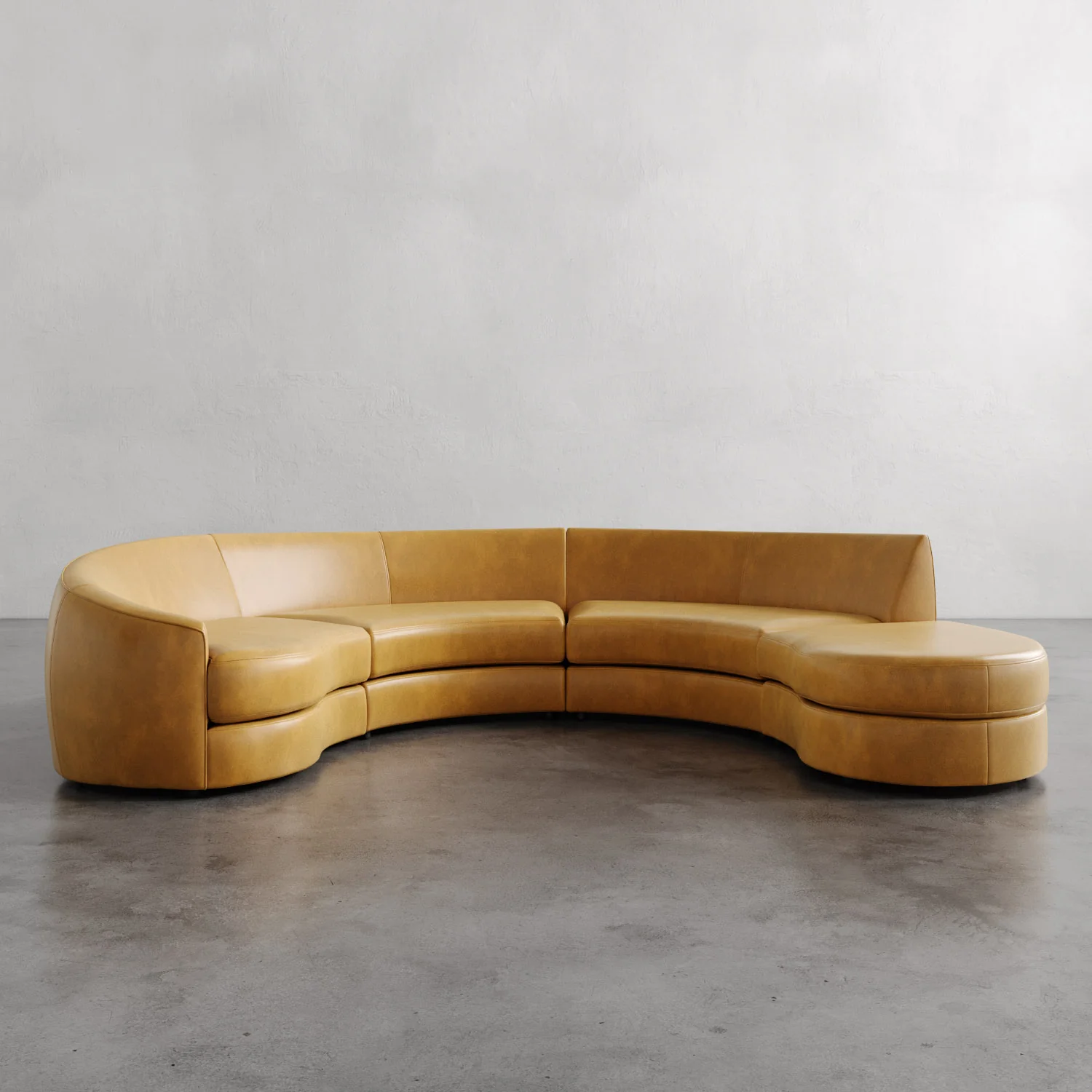 Rulmann Leather 4-Piece Left Sectional - Image 8