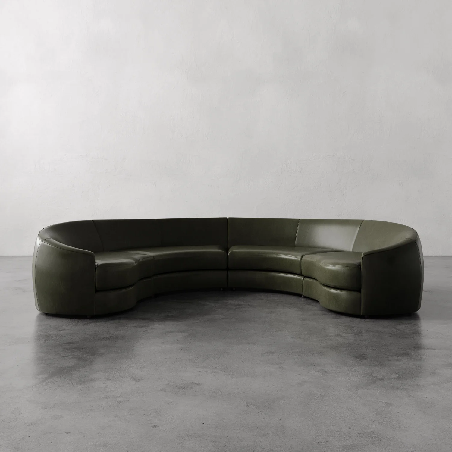 Rulmann Leather 4-Piece Sectional - Image 3