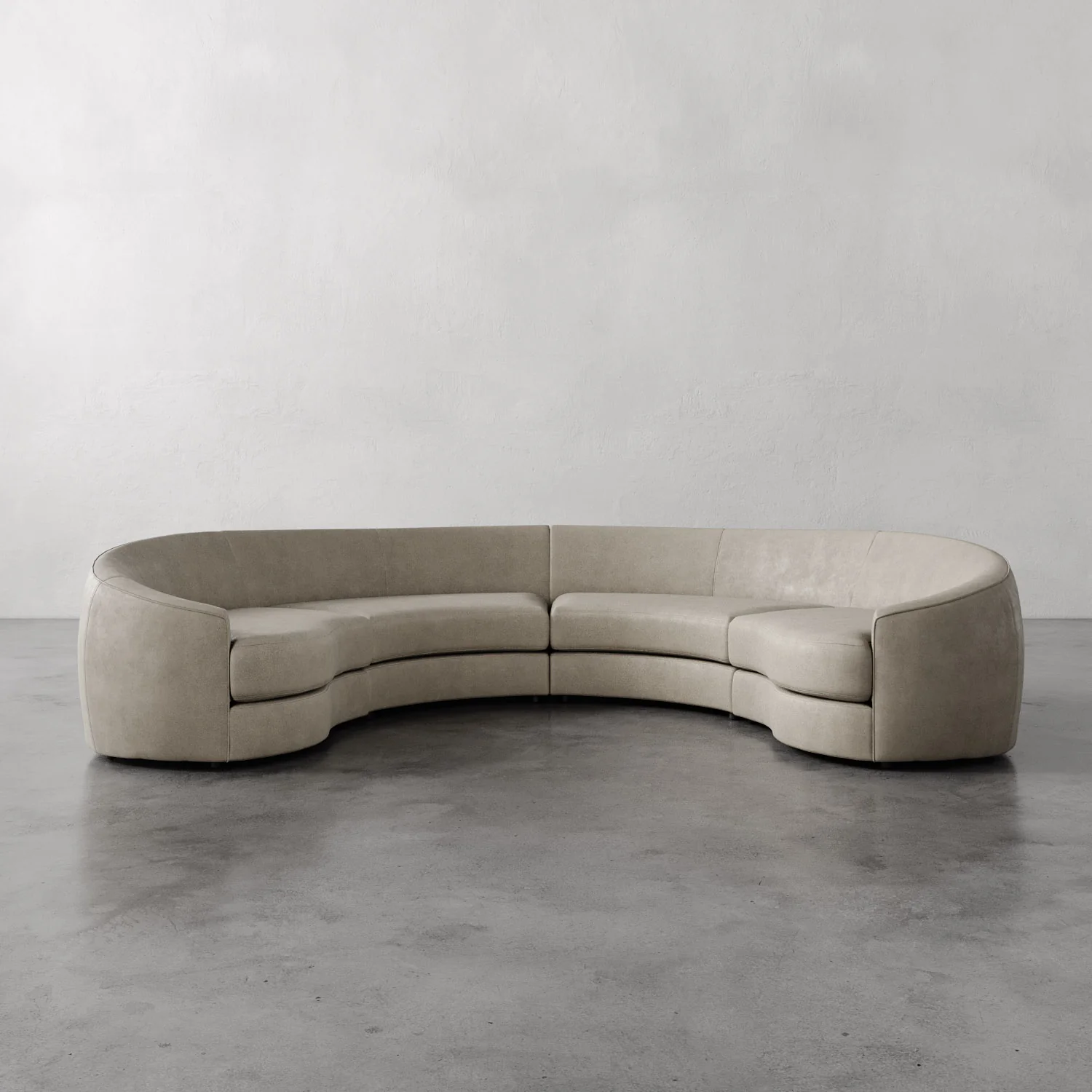 Rulmann Leather 4-Piece Sectional - Image 4
