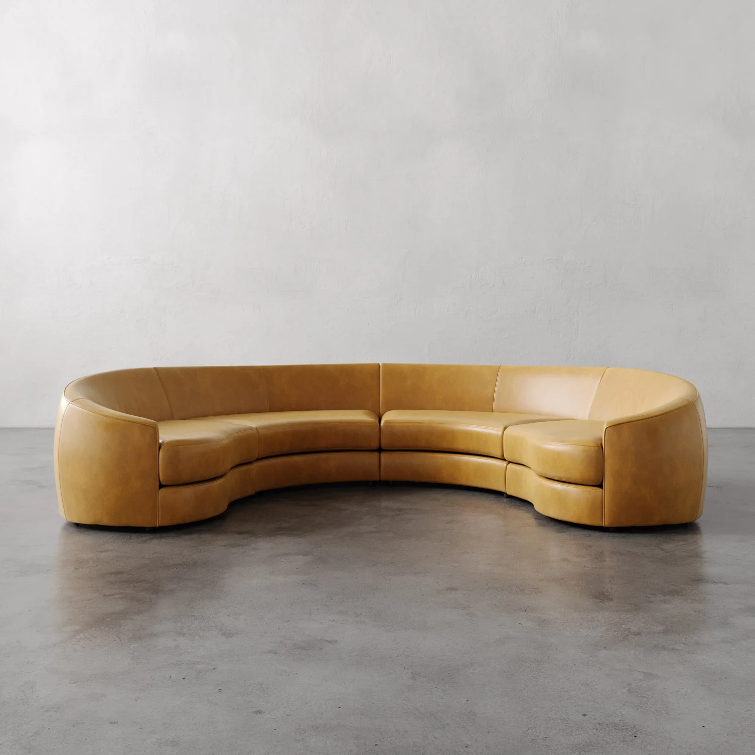 Rulmann Leather 4-Piece Sectional - Image 6