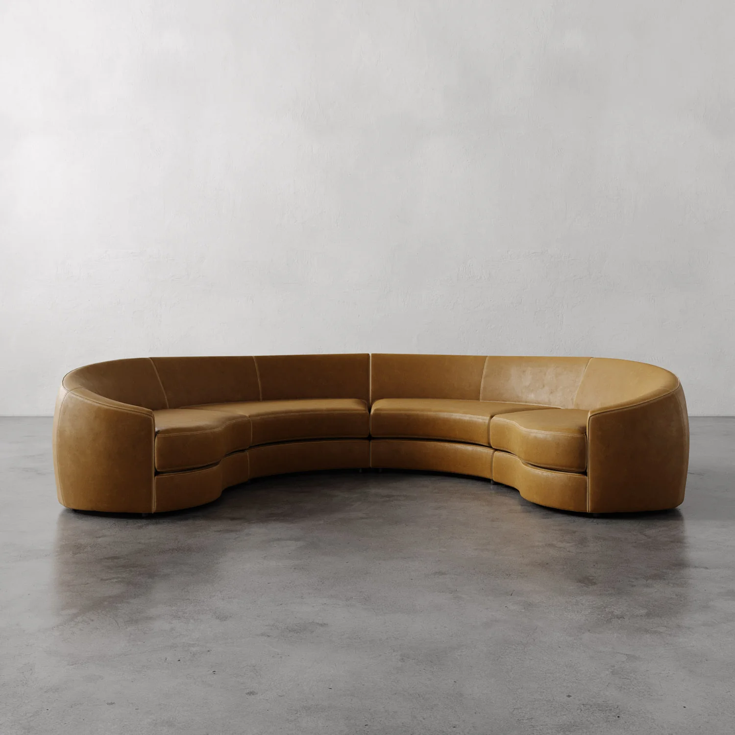 Rulmann Leather 4-Piece Sectional - Image 7