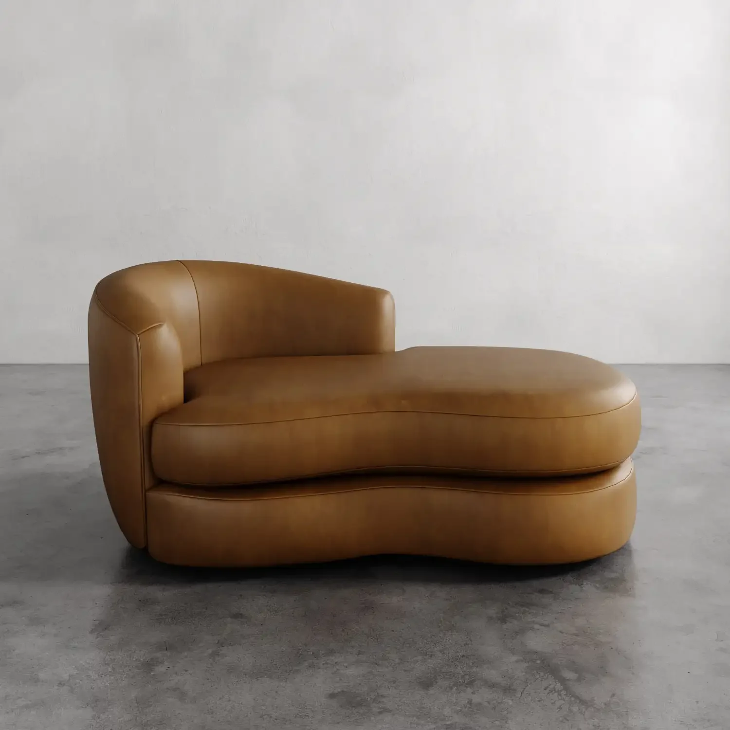 Rulmann Leather Left Arm Chaise - Image 3