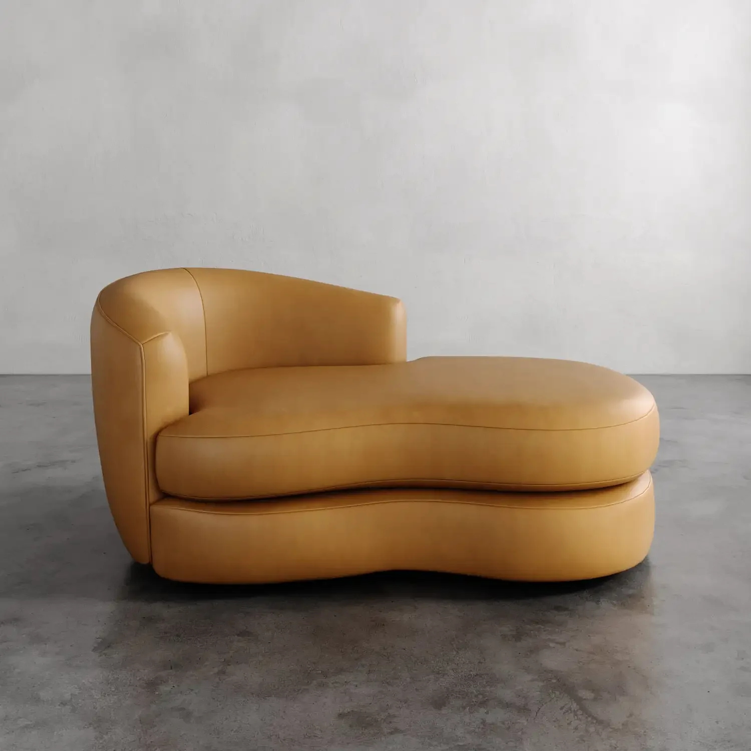 Rulmann Leather Left Arm Chaise - Image 7
