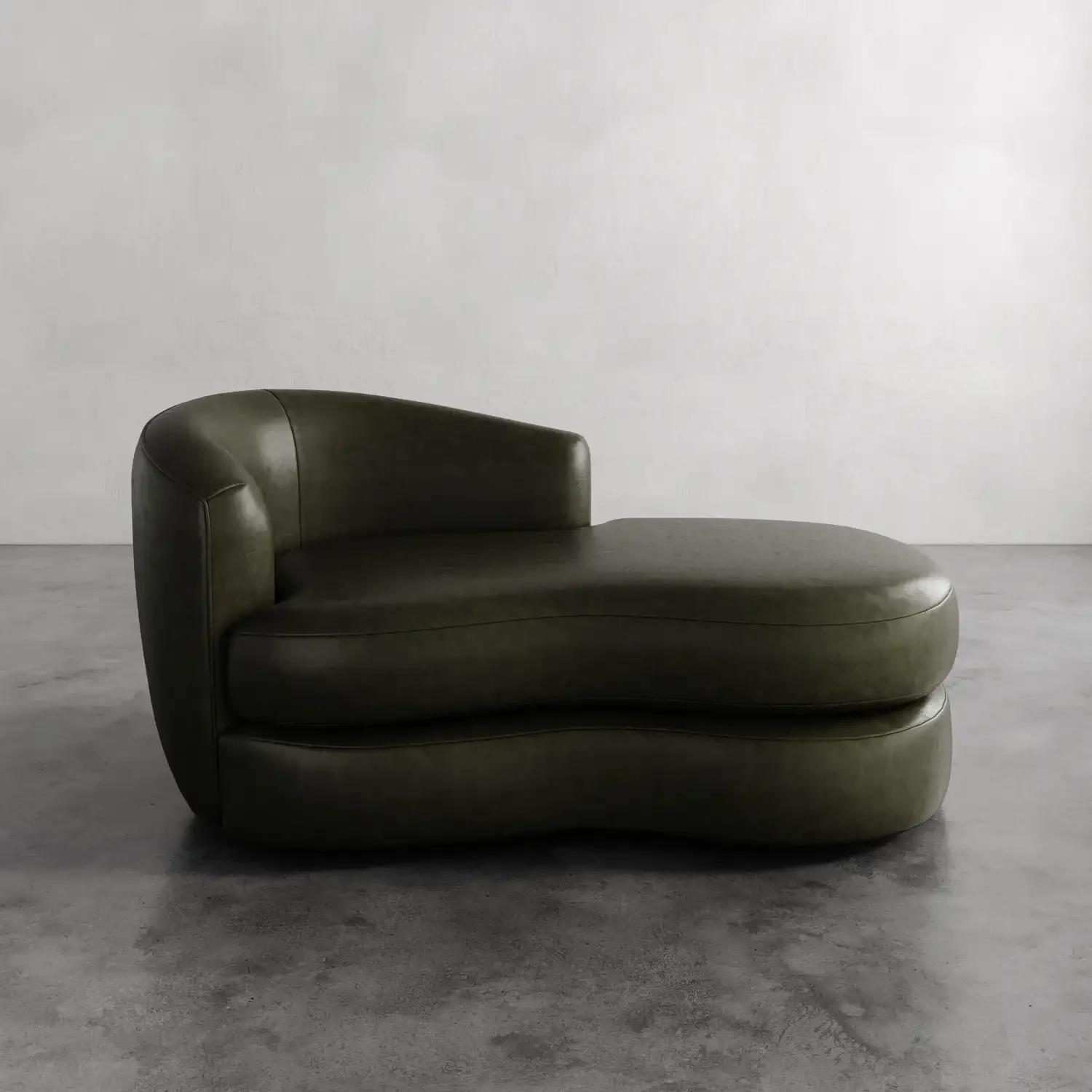 Rulmann Leather Left Arm Chaise - Image 8