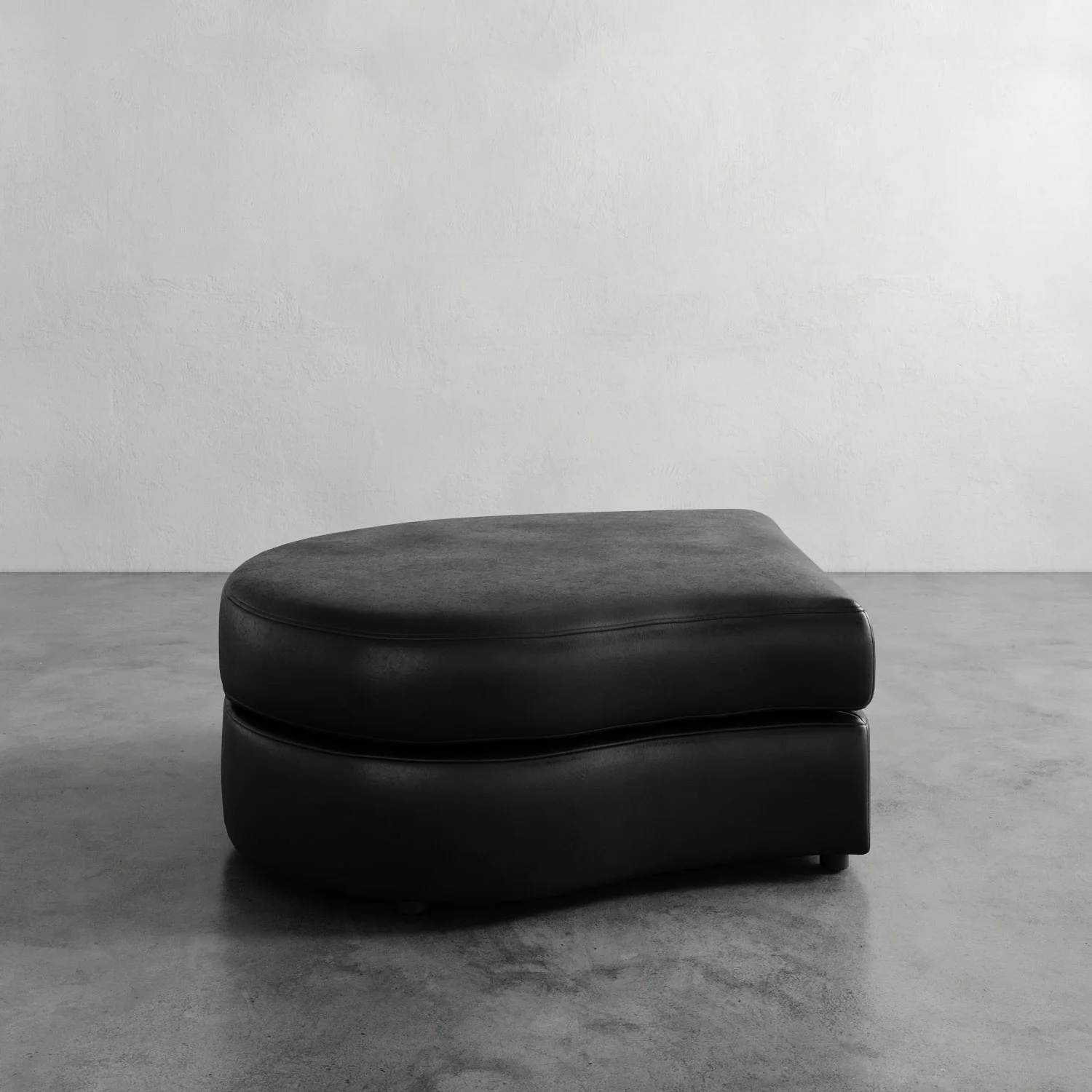 Rulmann Leather Left Ottoman - Image 3