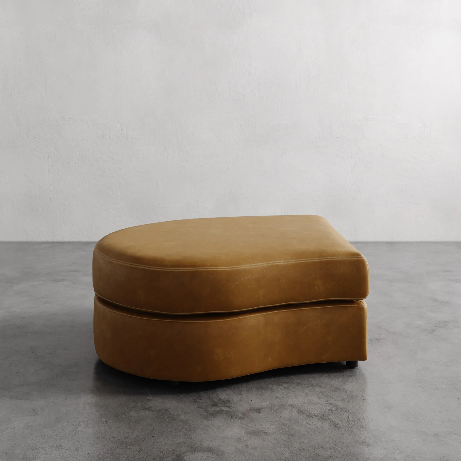 Rulmann Leather Left Ottoman - Image 8