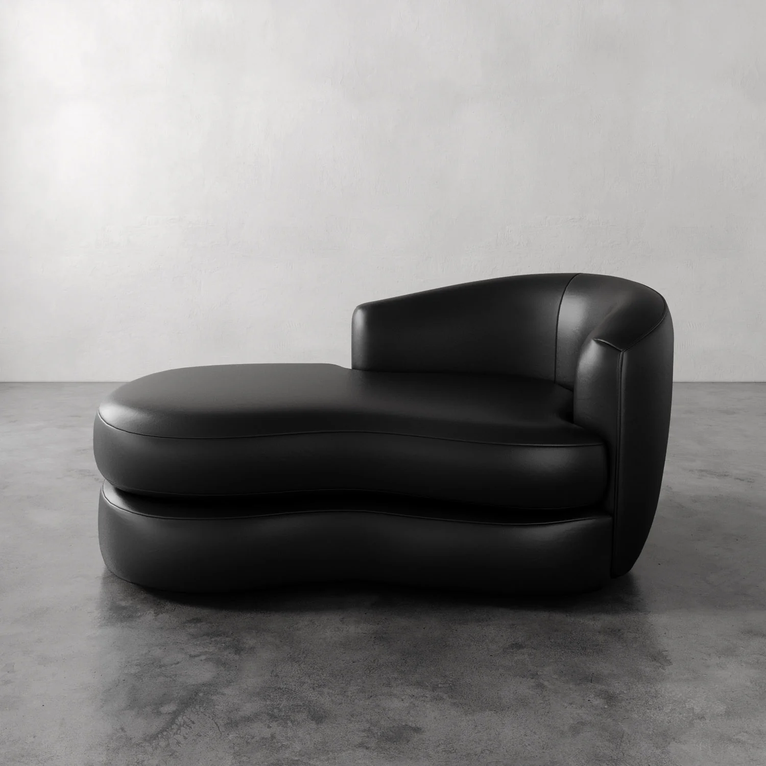 Rulmann Leather Right Arm Chaise - Image 2