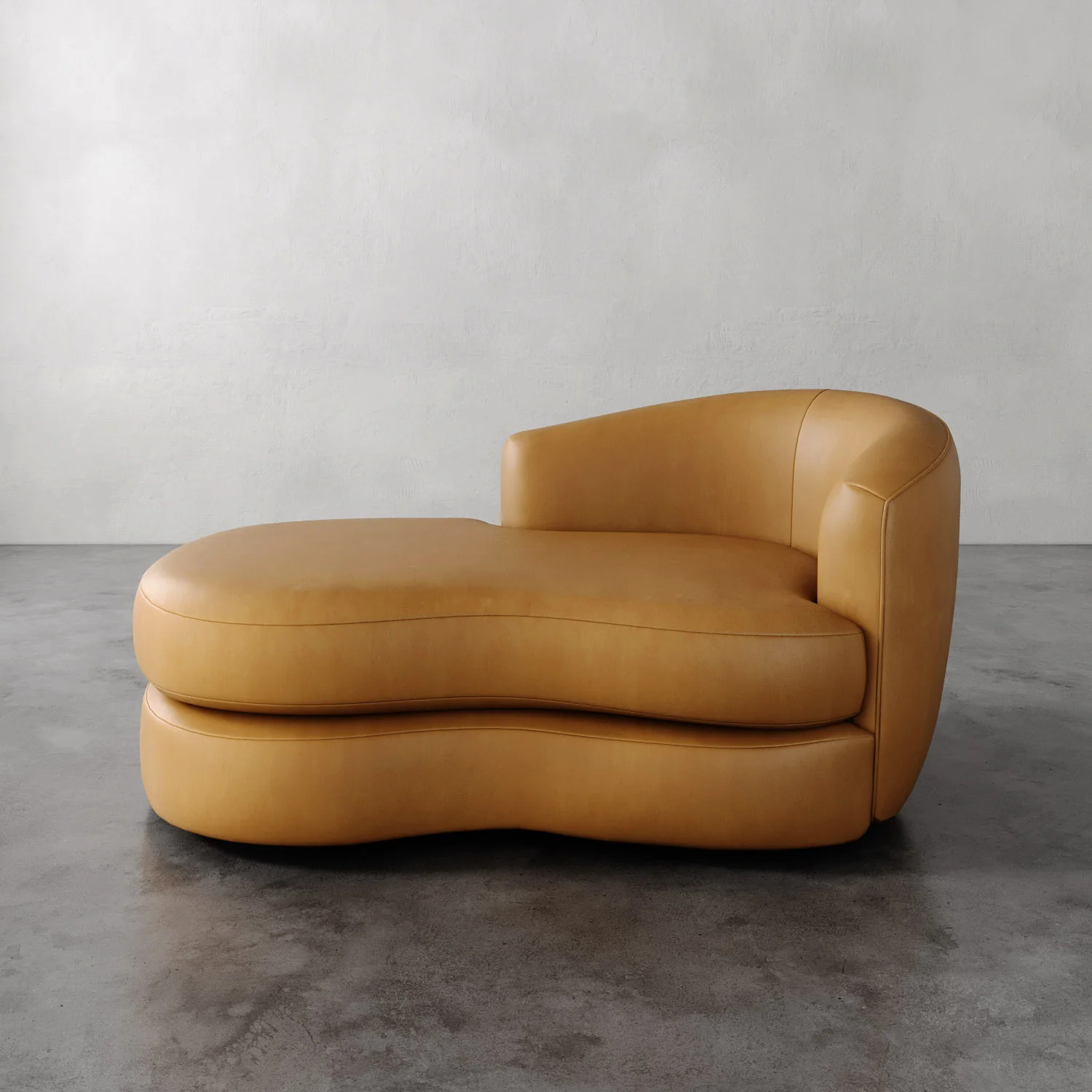 Rulmann Leather Right Arm Chaise - Image 5